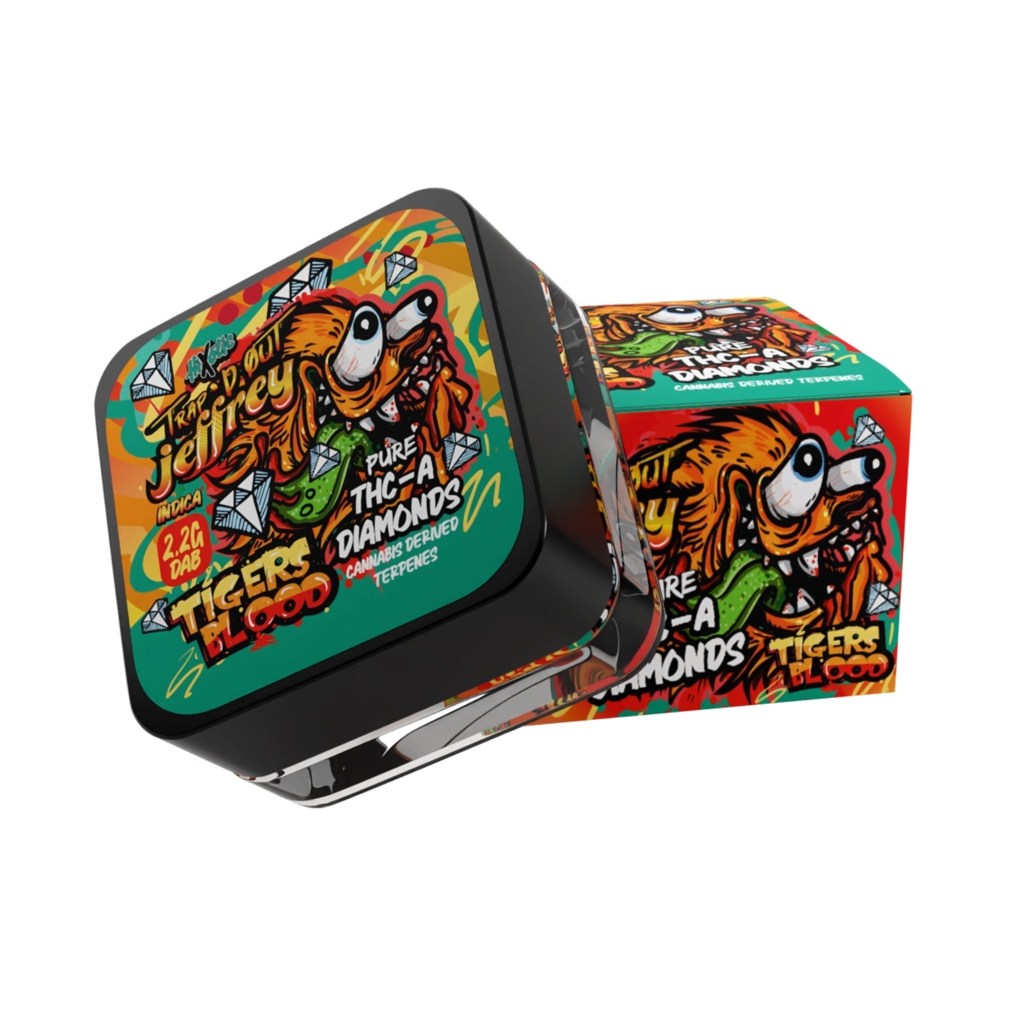 Trapd Out Jeffrey THC-A Dab - 2200mg - Image 2