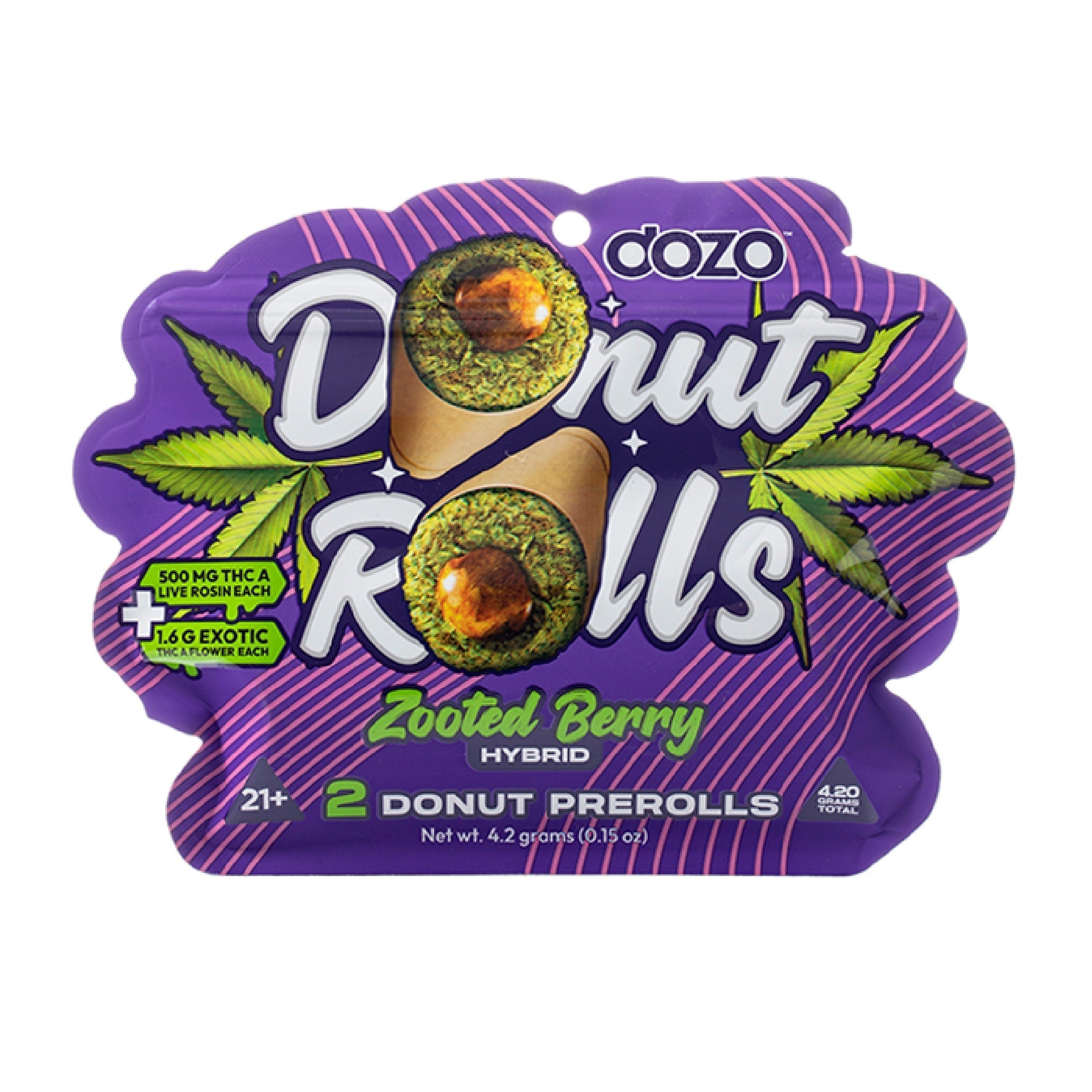 Dozo Donut THC-A Pre-rolls - 4.2g - Image 2
