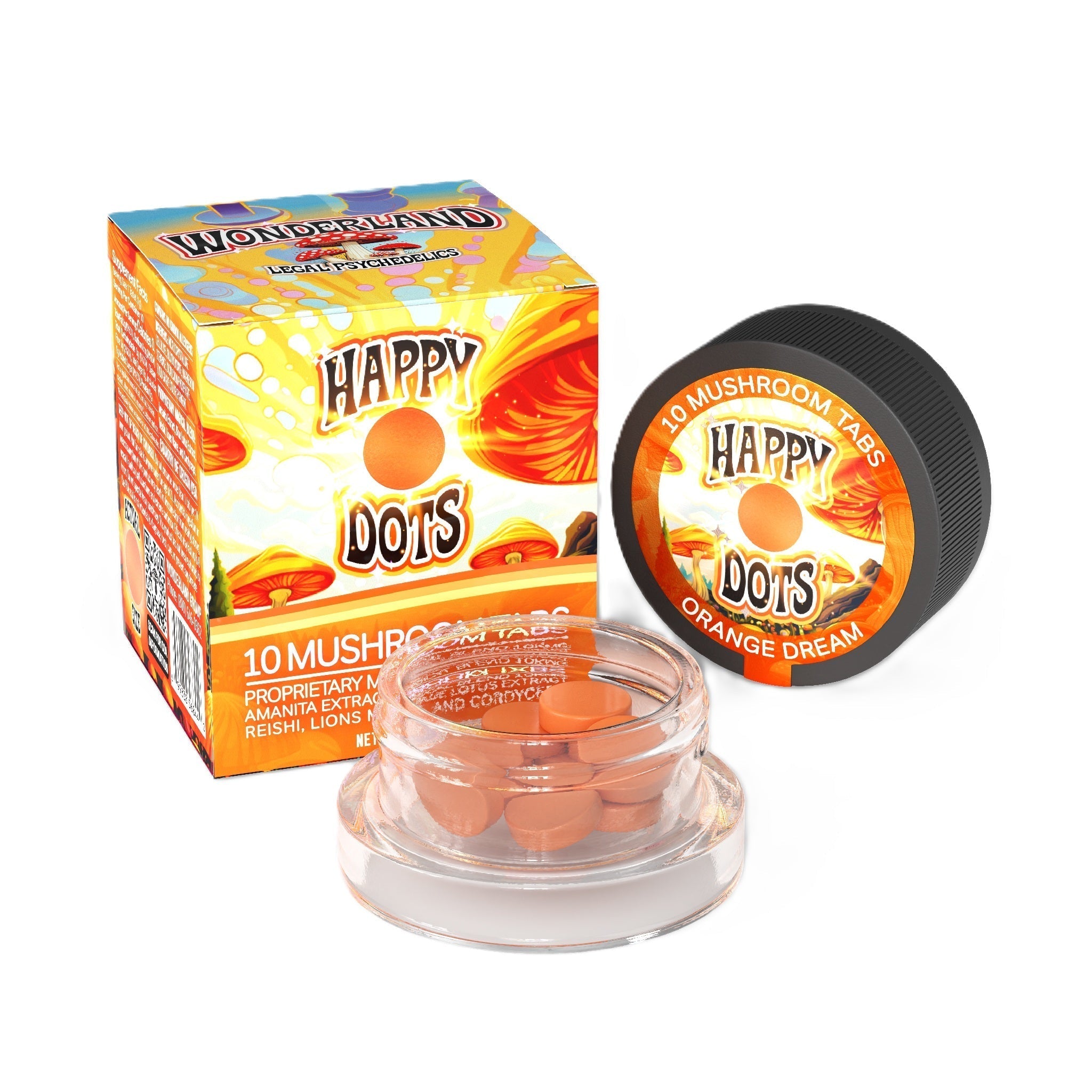 Wonderland Happy Dot Mushroom Tabs - Image 2