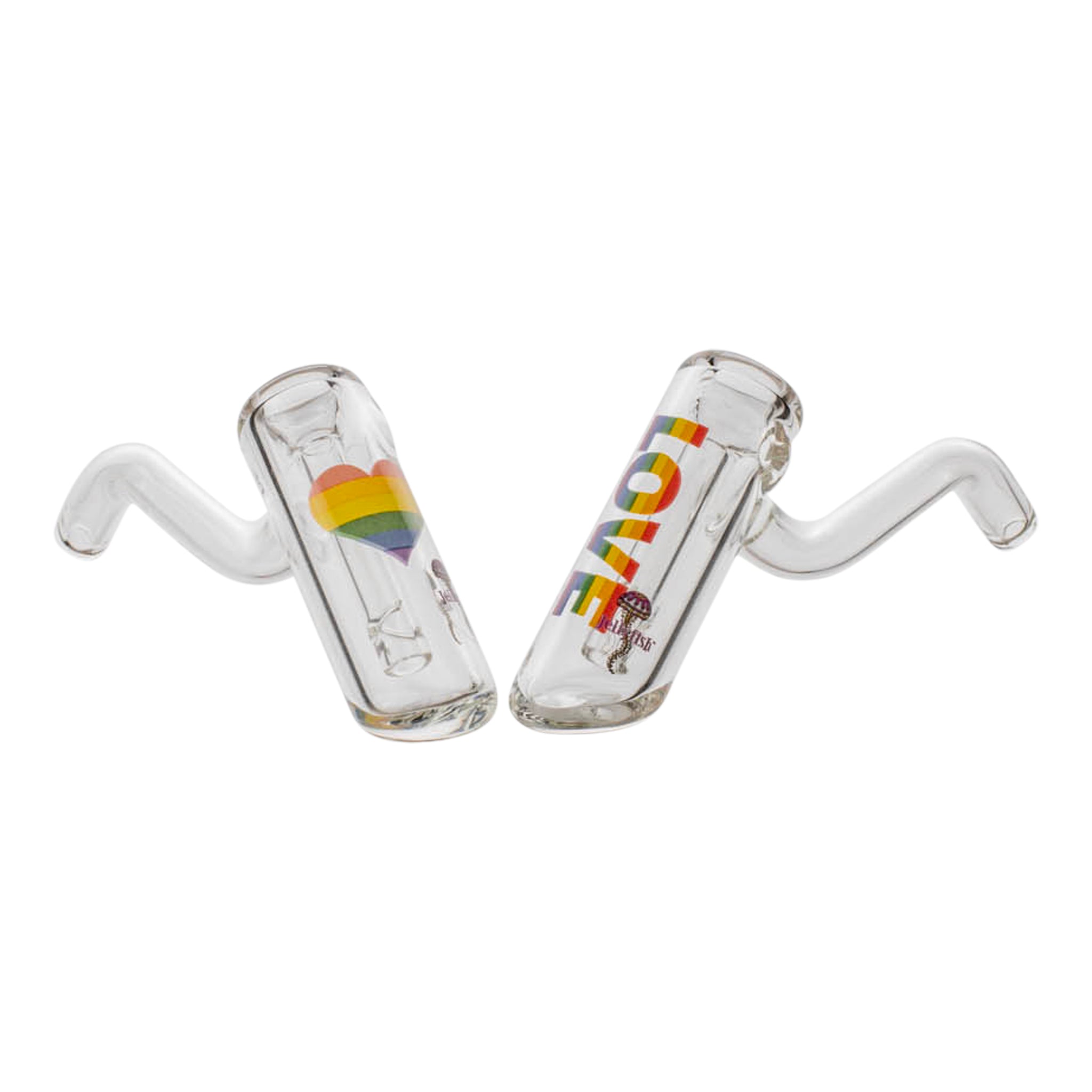 Rainbow Layback Bubbler - 5in - Image 2
