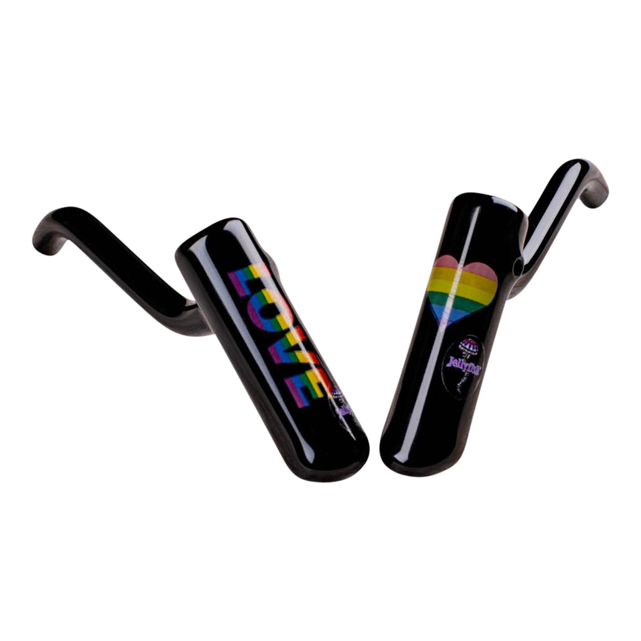 Rainbow Layback Bubbler - 5in - Image 3