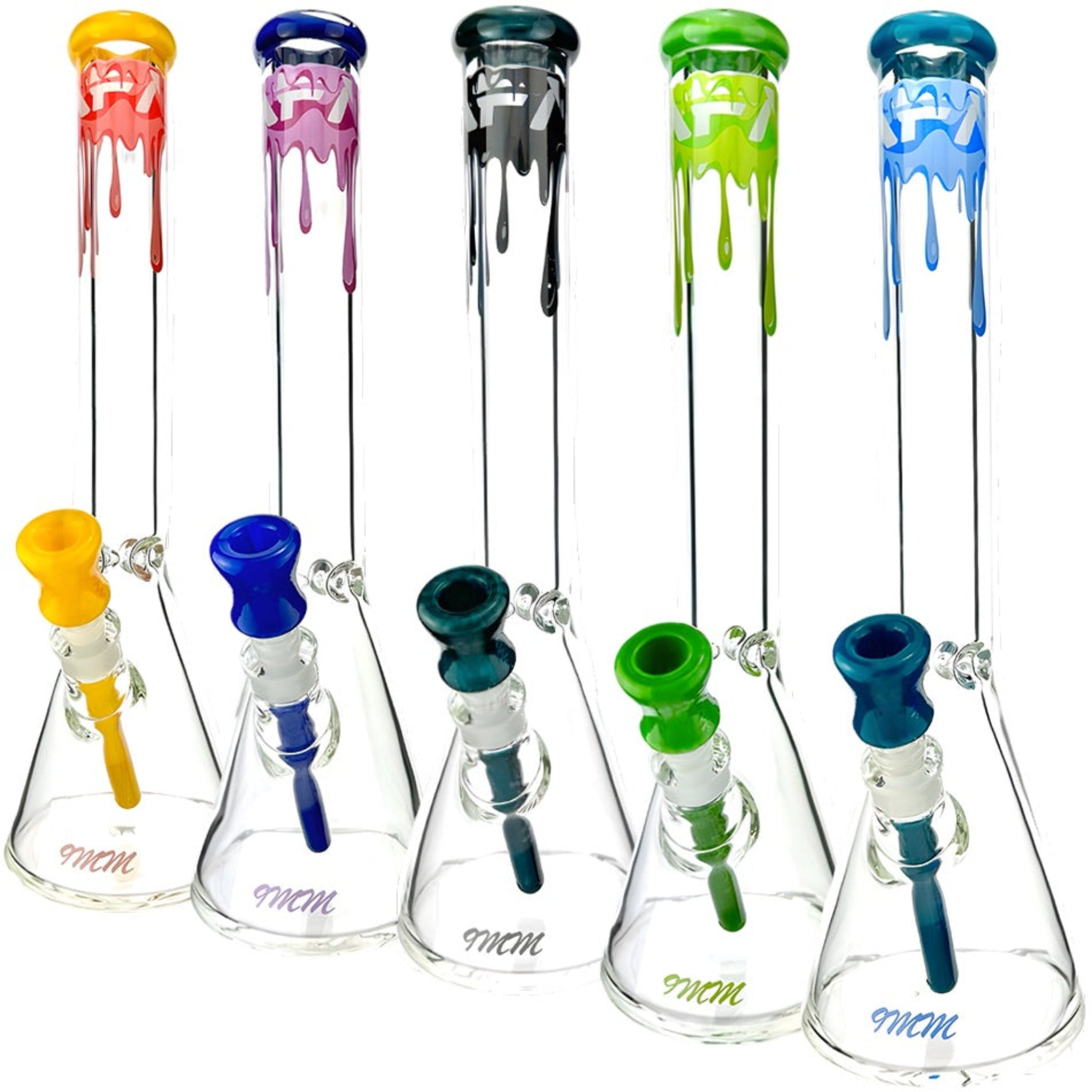 AFM Glass T583 Beaker Bong - 18in - Image 3