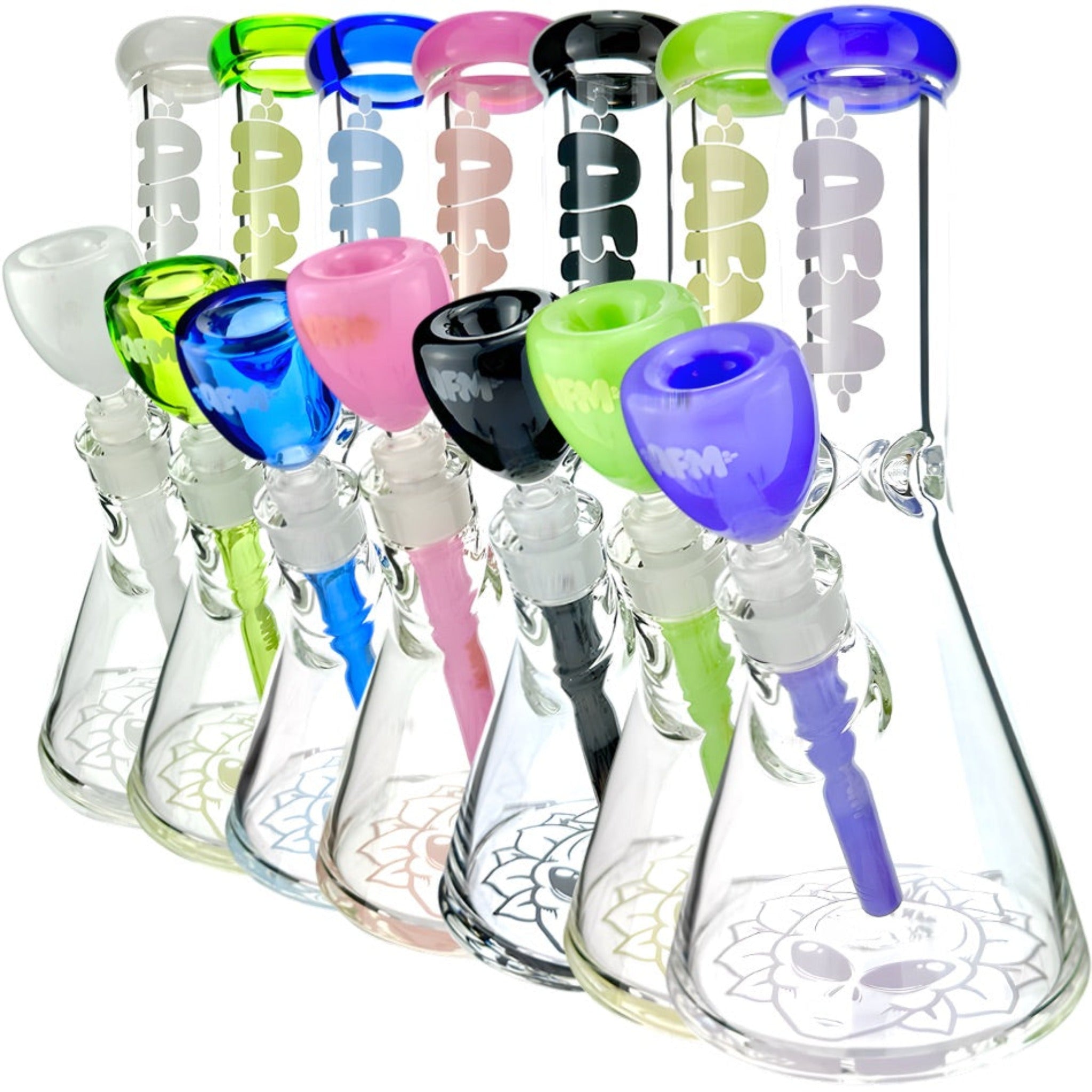 AFM Glass T587 Beaker Bong - 12in - Image 3