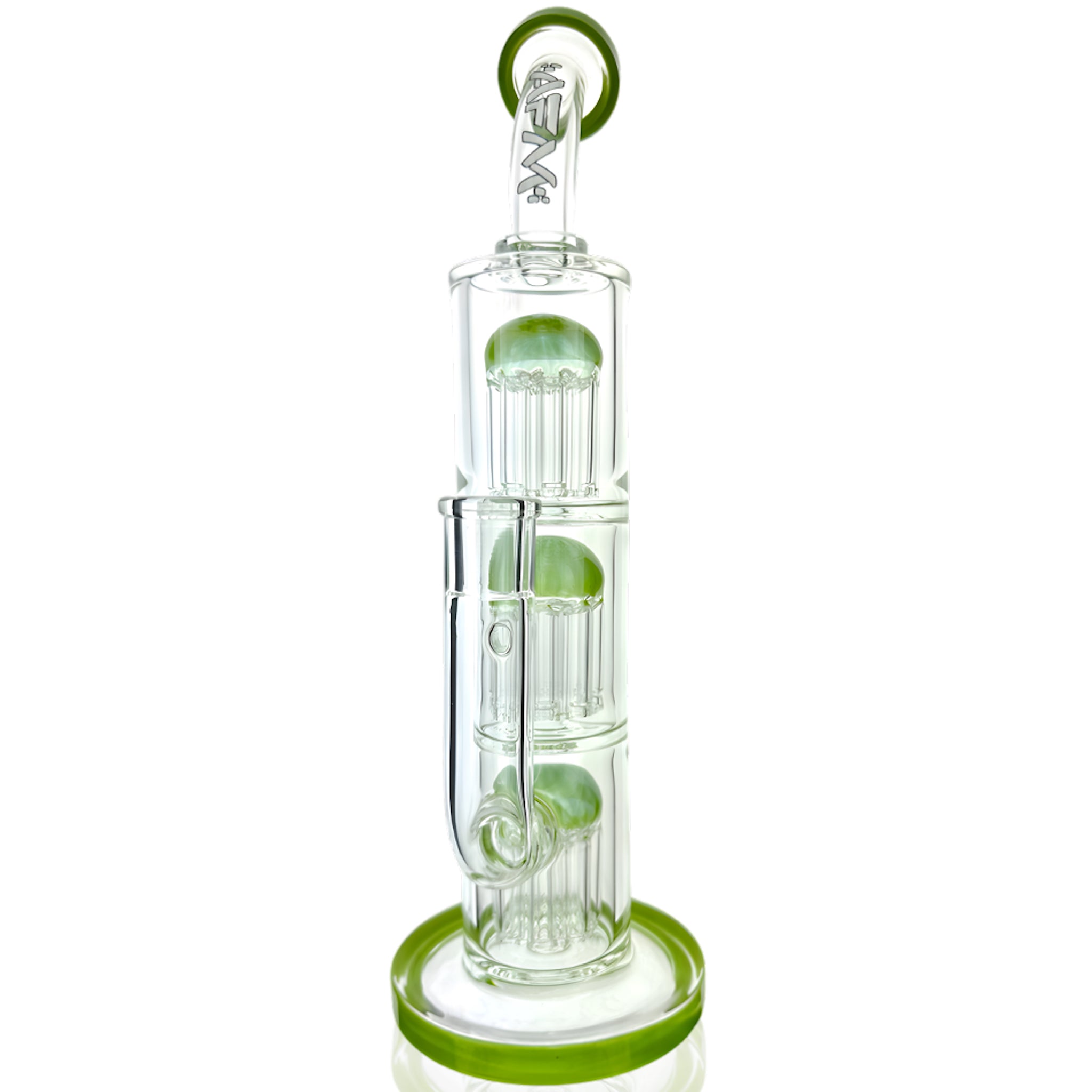 AFM Glass TX093 Three Tree Perc Bong - 12in - Image 4