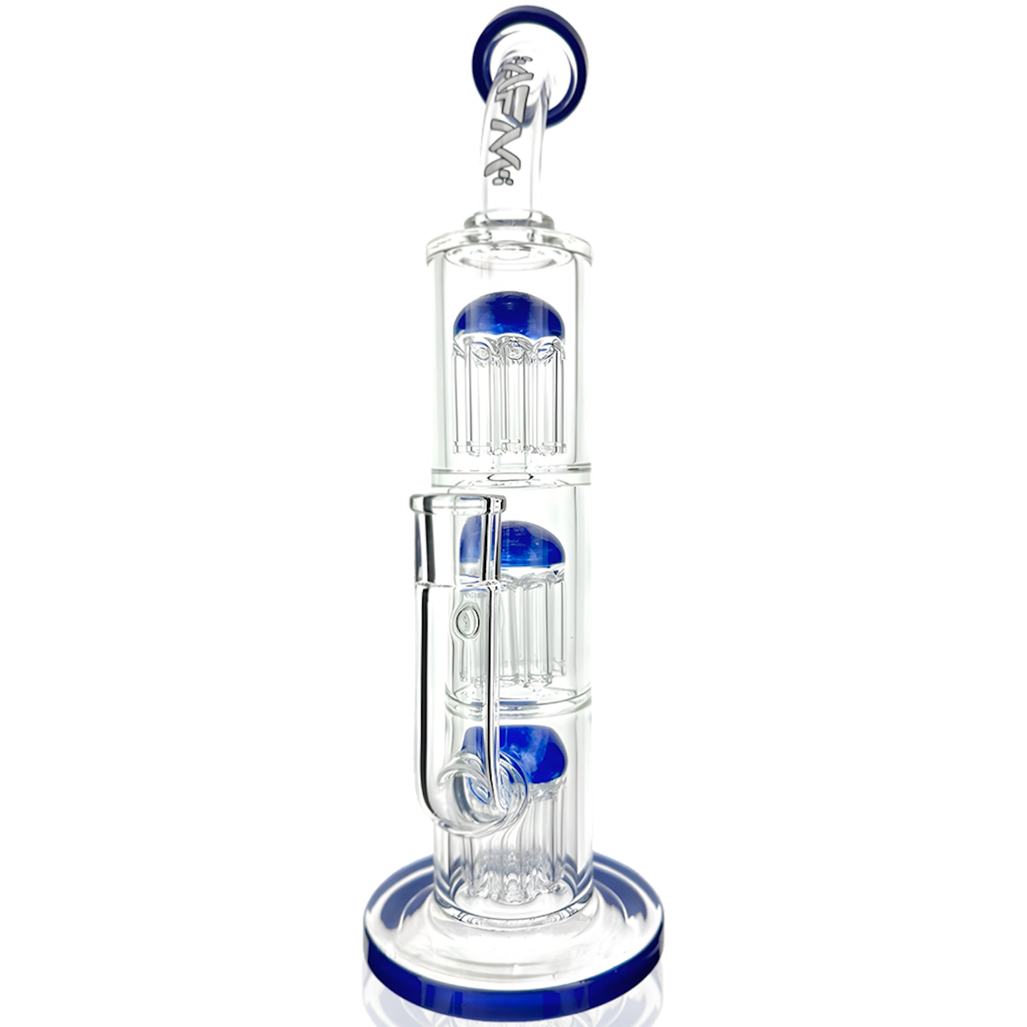 AFM Glass TX093 Three Tree Perc Bong - 12in - Image 6