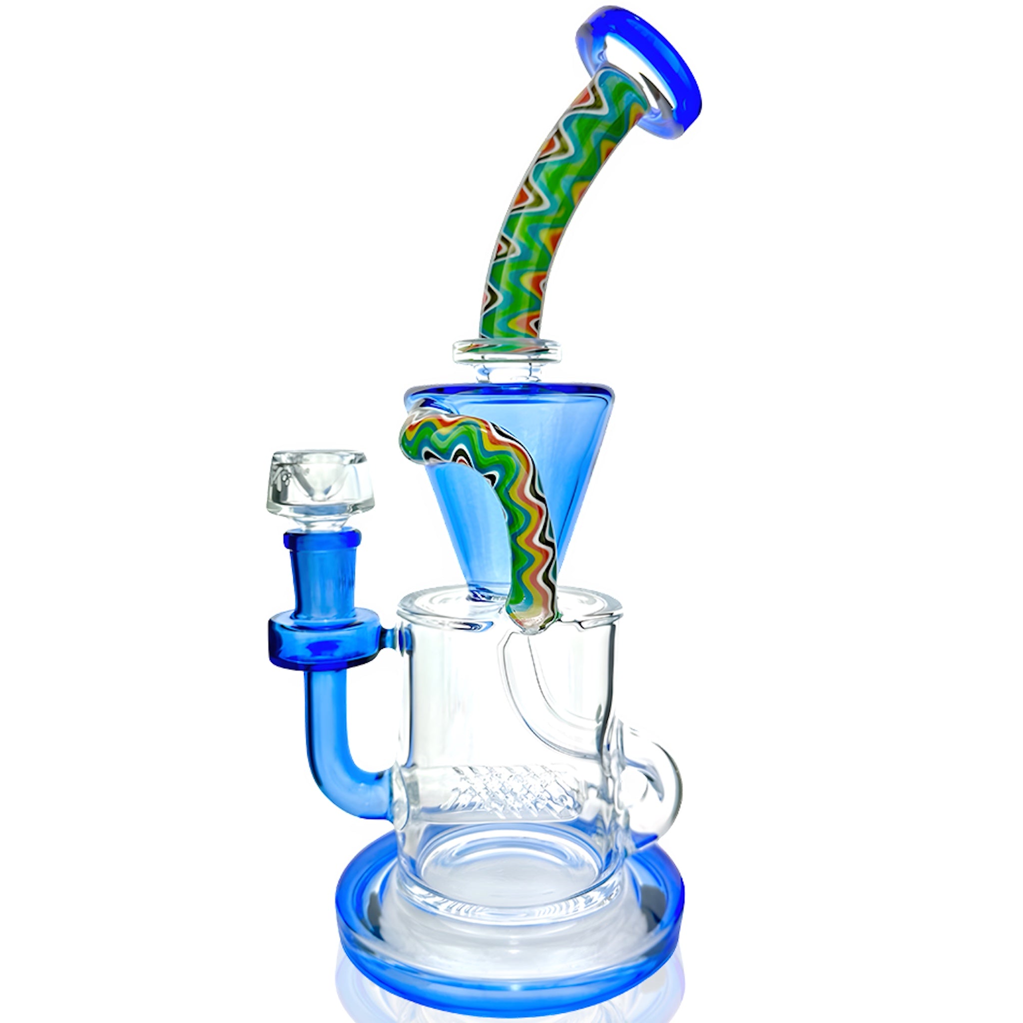 AFM Glass TX617 Recycler Bong - 11in - Image 6