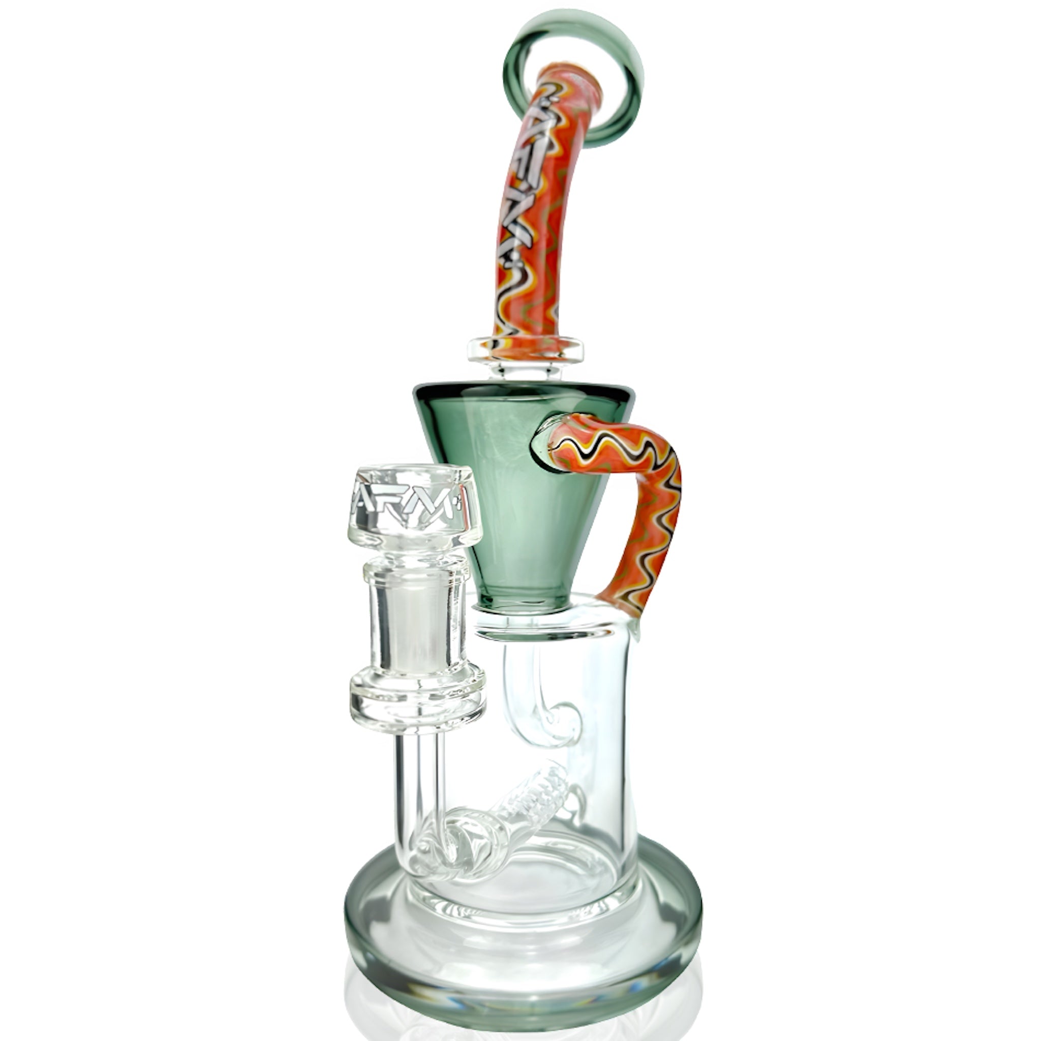 AFM Glass TX617 Recycler Bong - 11in - Image 5