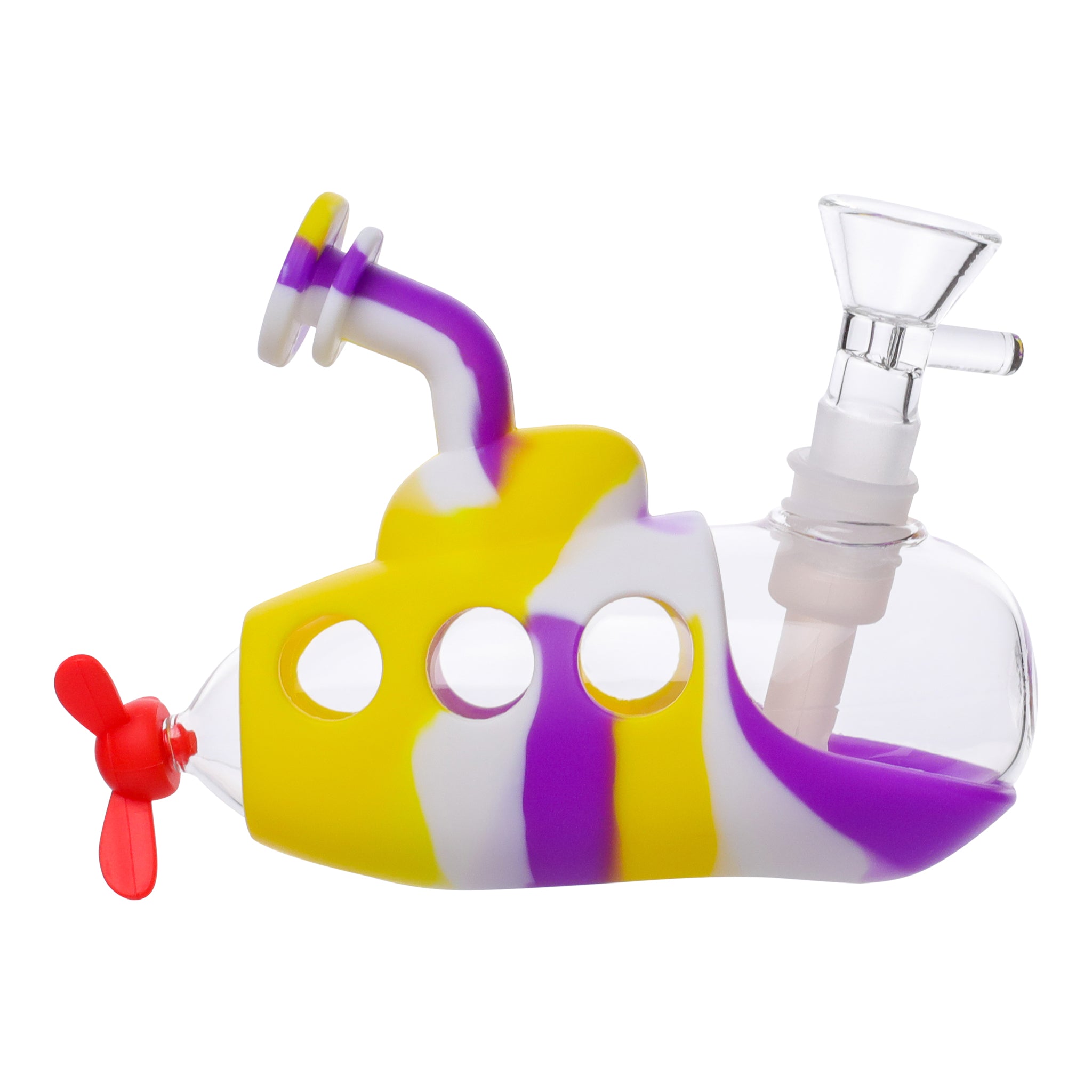 Ahoy Matie Bubbler Bong - 4in - Image 4