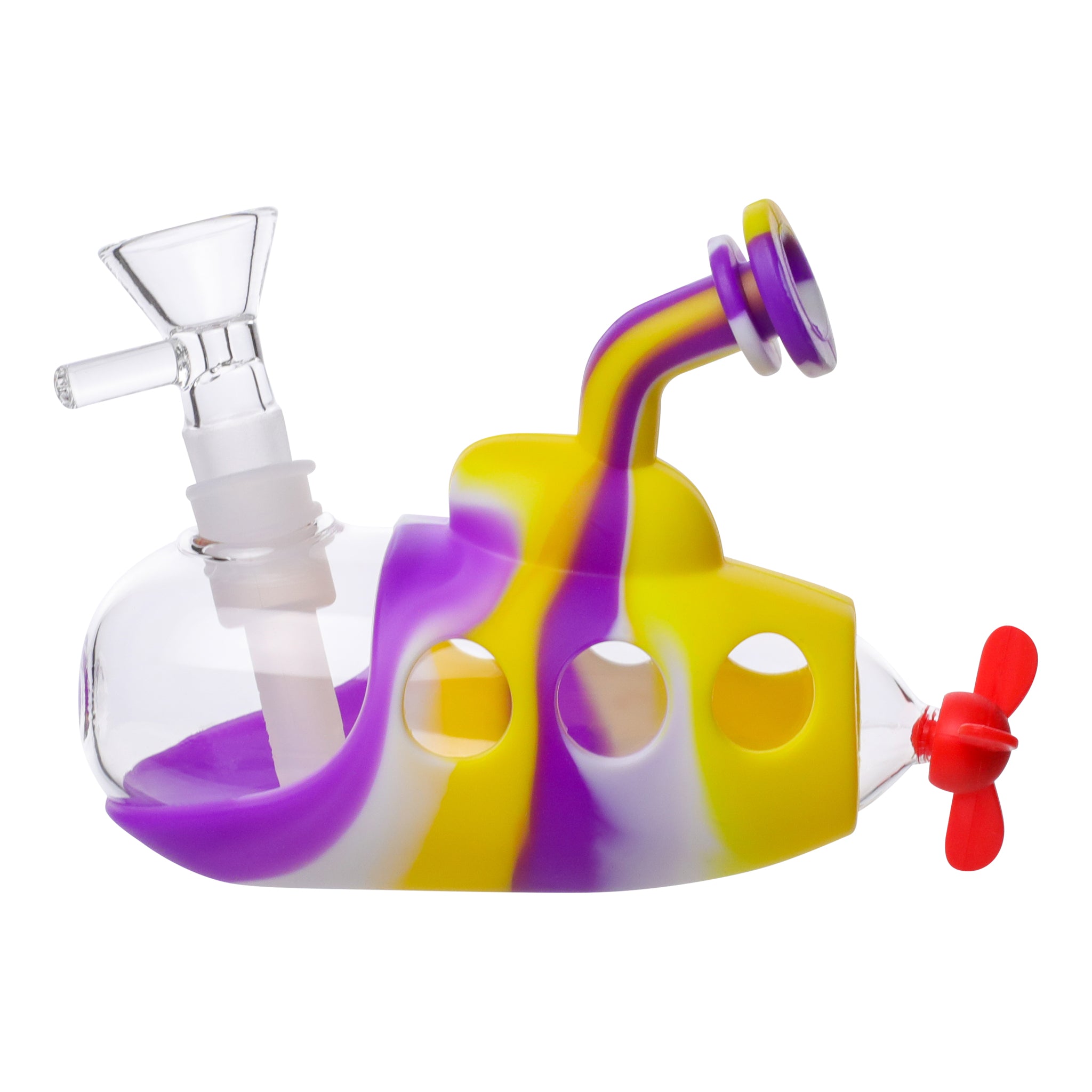 Ahoy Matie Bubbler Bong - 4in - Image 3