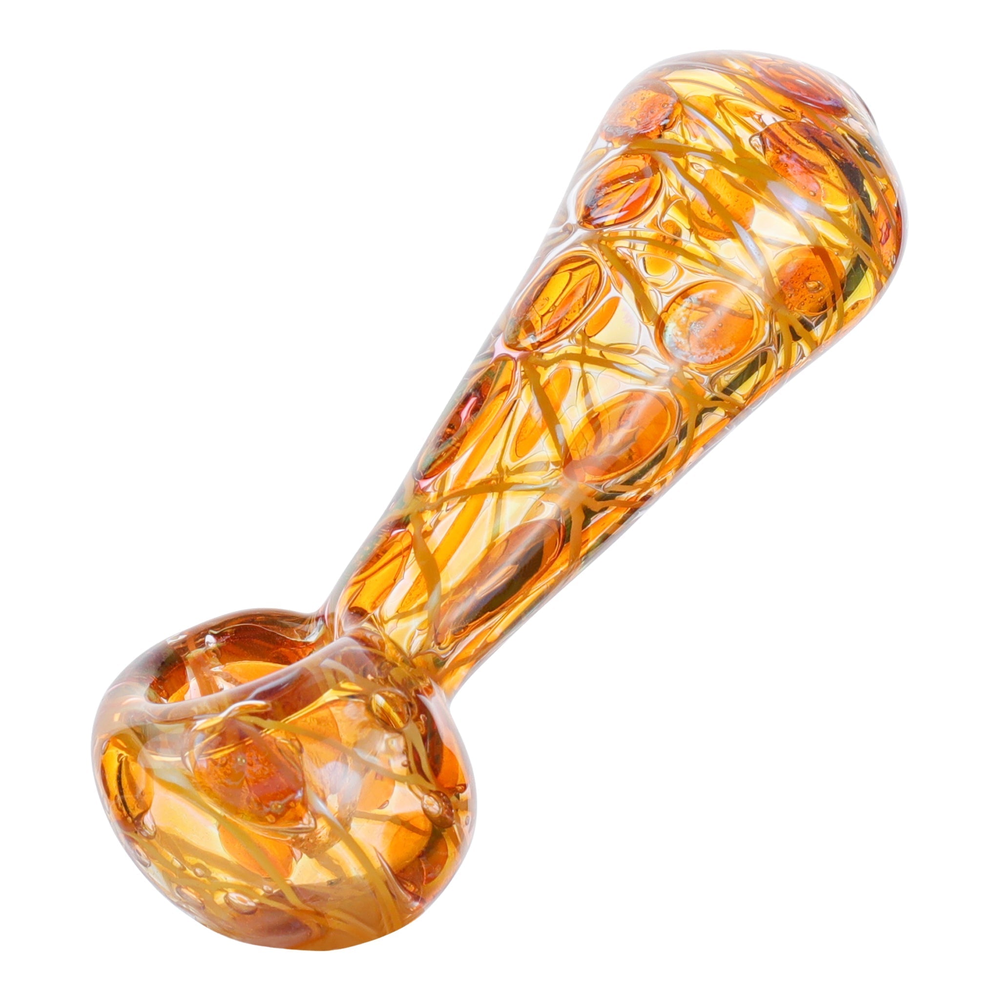 Amber Gold Pipe - 5in - Image 3