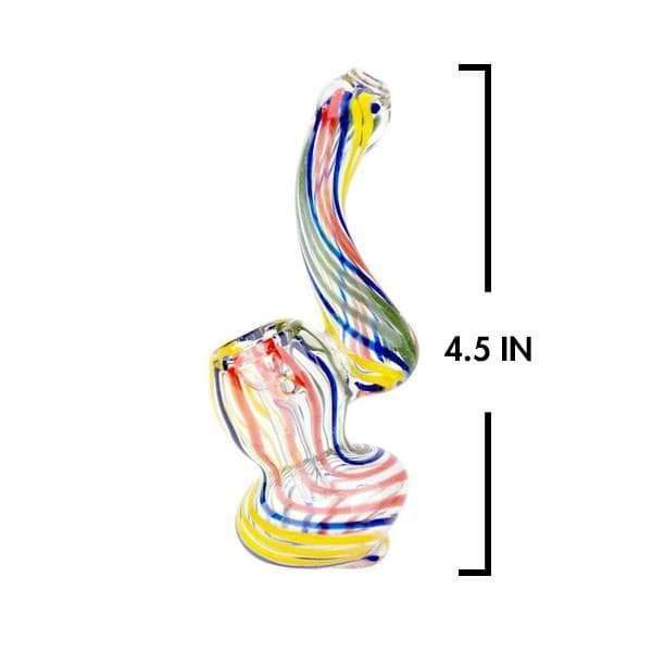 Art Deco Glass Bubbler - 4.5in - Image 2
