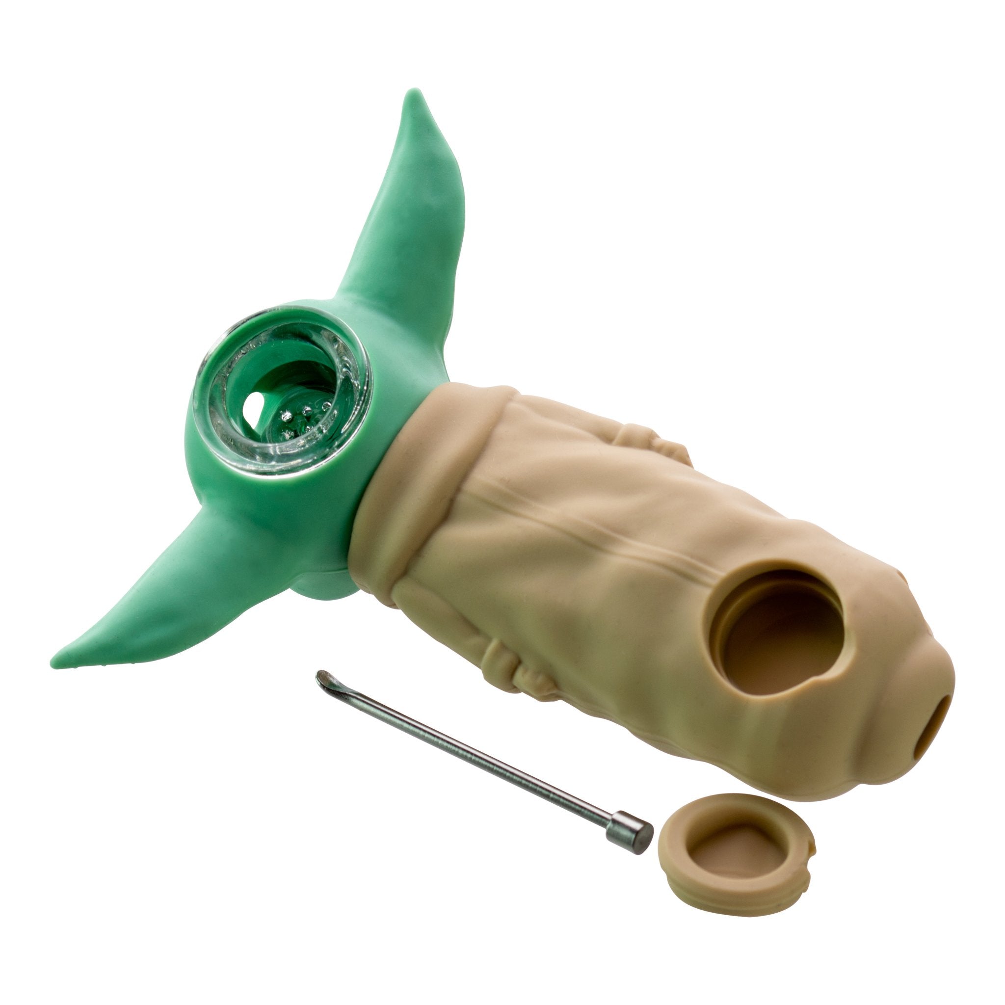 Baby Yoda Pipe - 4.5in - Image 3