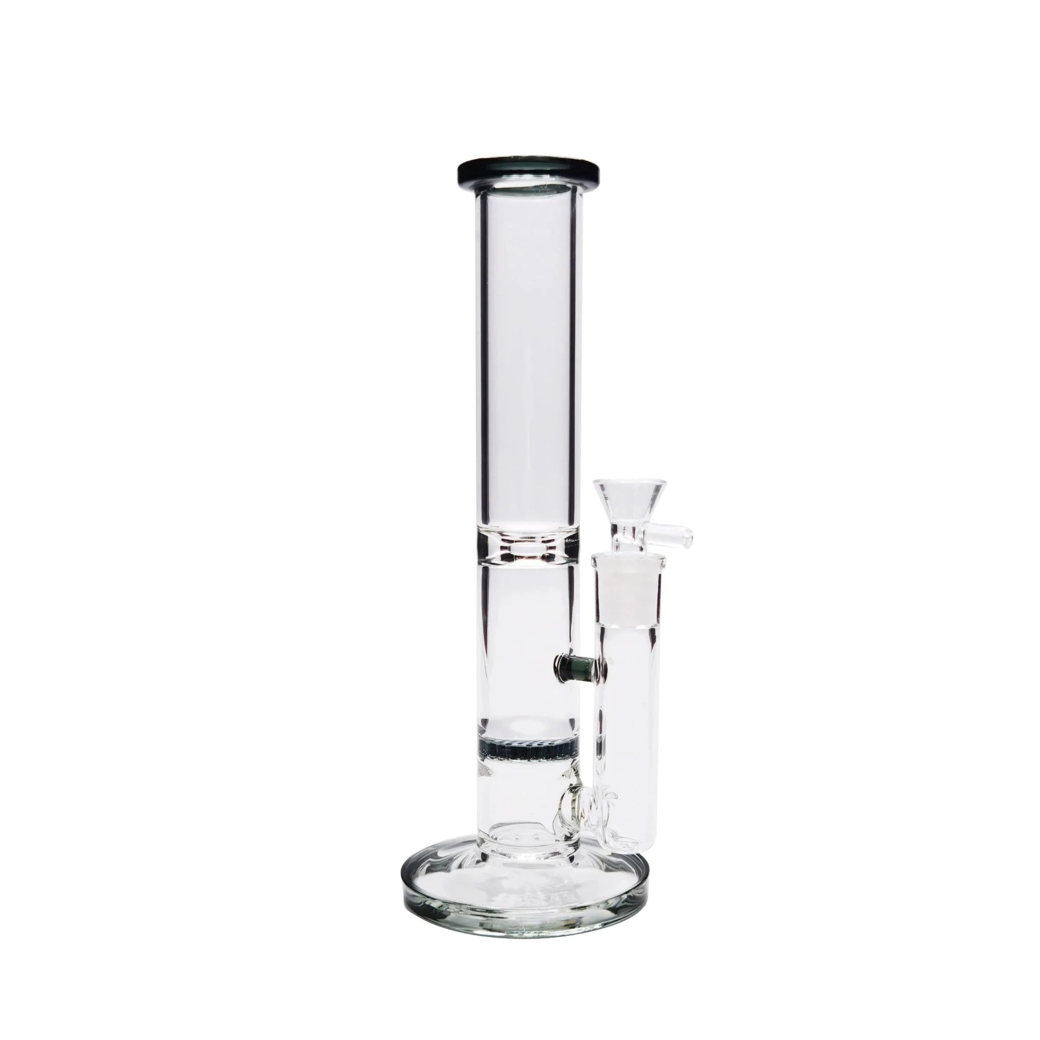 Banded Honeycomb Perc Bong - 10in - Image 5