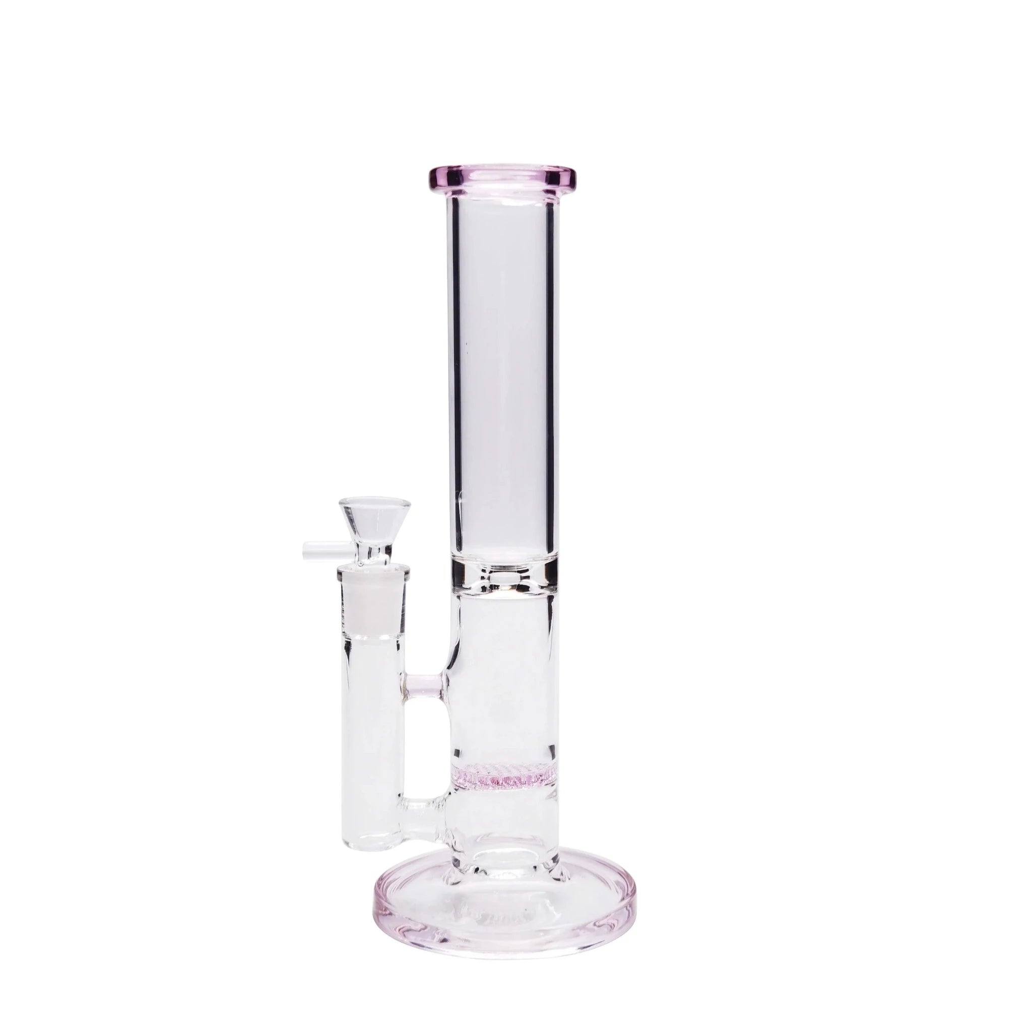 Banded Honeycomb Perc Bong - 10in