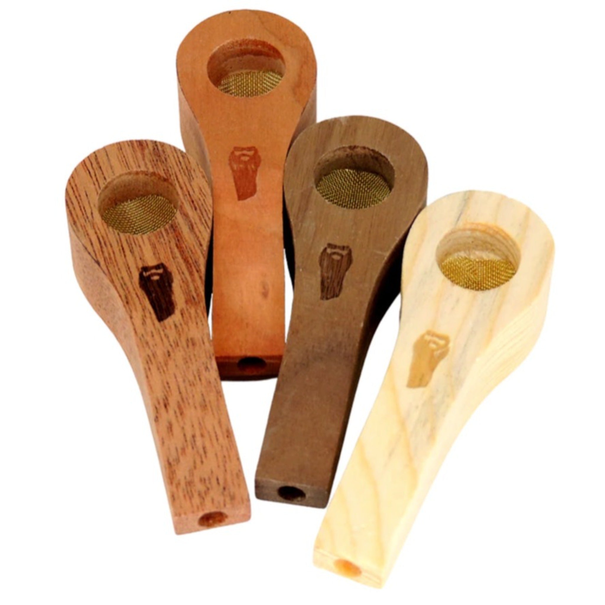 Bearded Circular Wood Pipe - 3.25in - Image 2