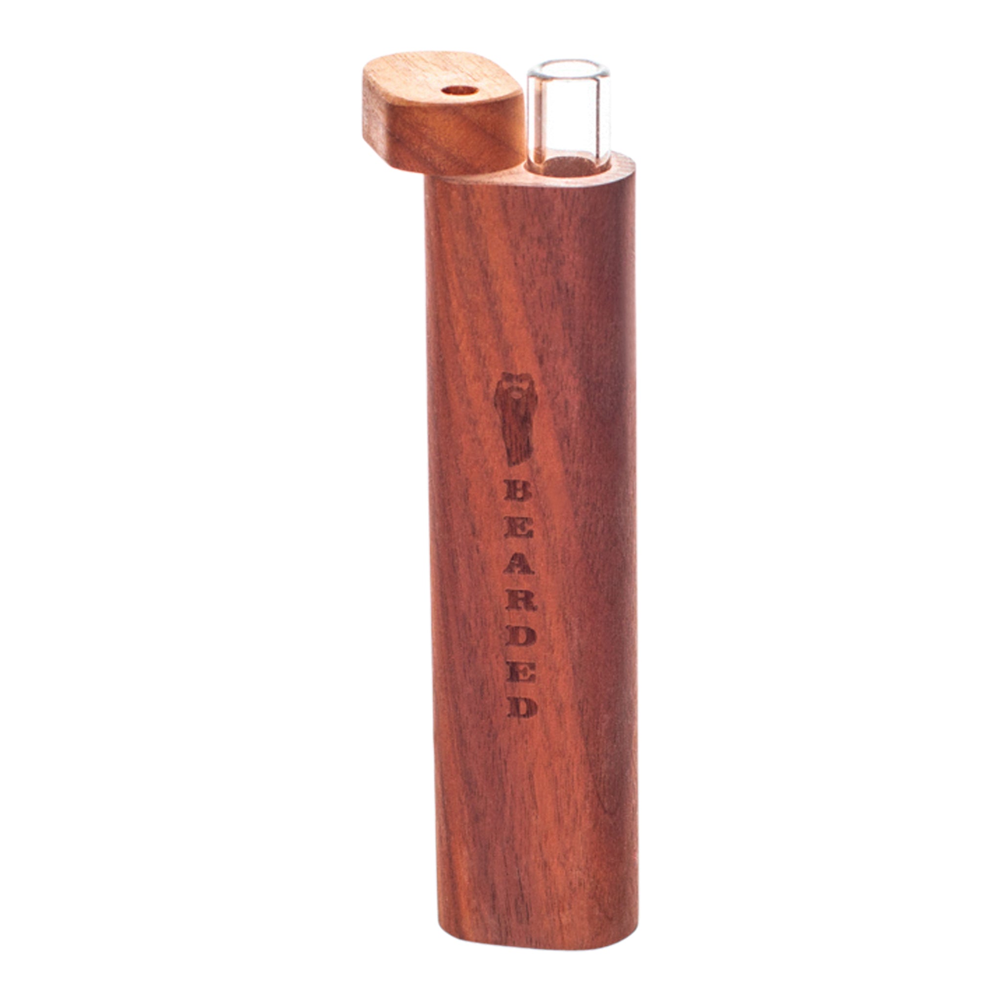 Bearded Wood Chillum Case - 4in - Image 2