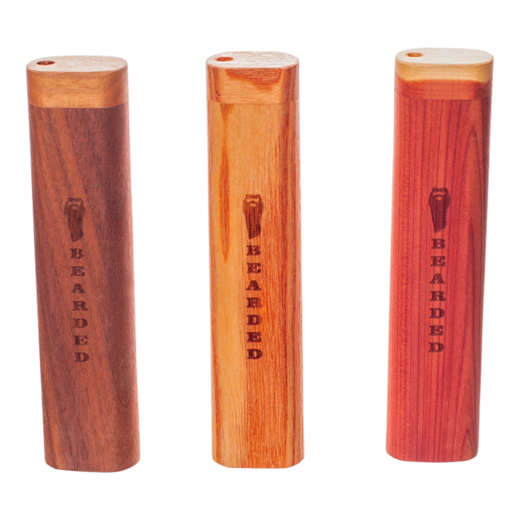 Bearded Wood Chillum Case - 4in