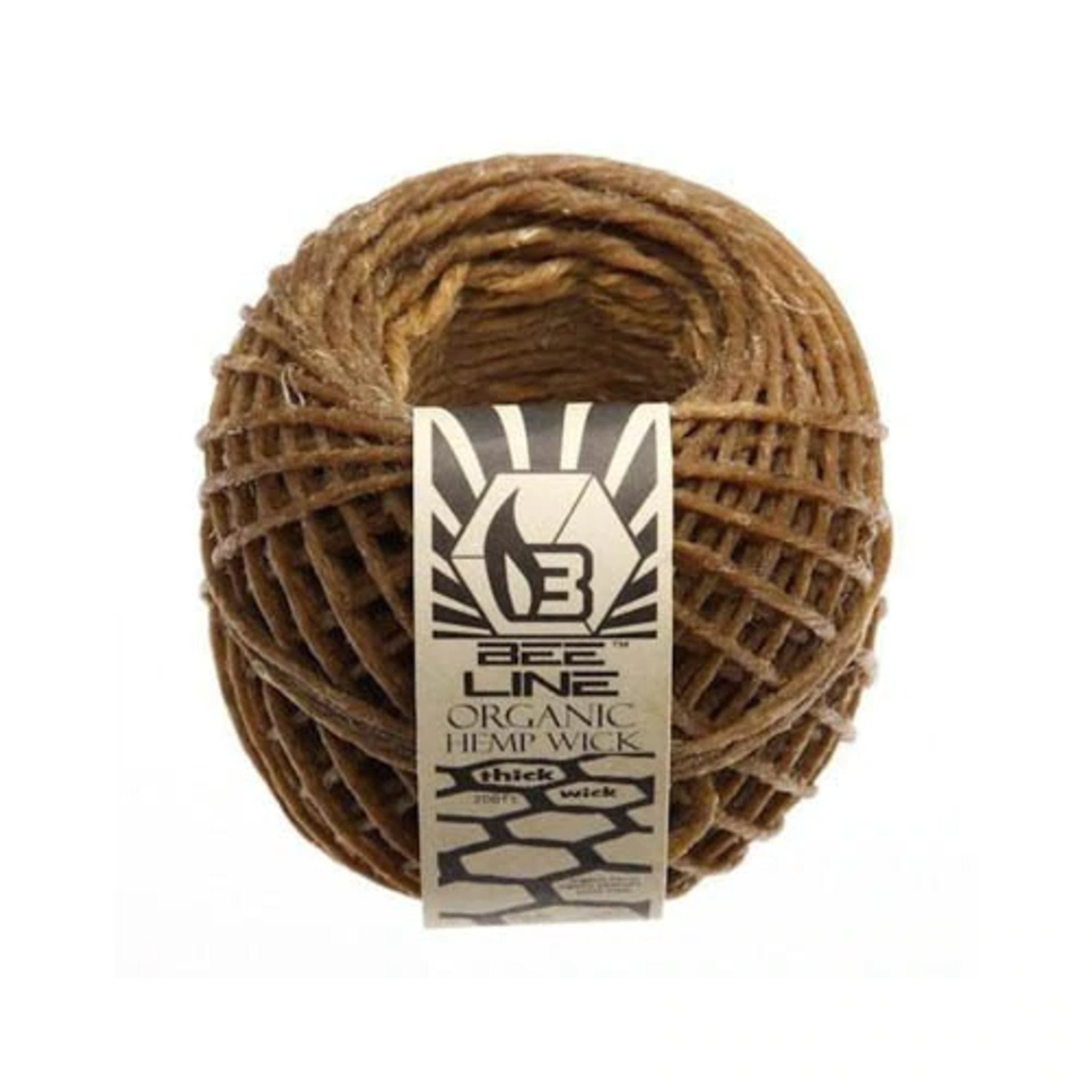 Bee Line Organic Hemp Wick Spool - 200 ft - Image 2