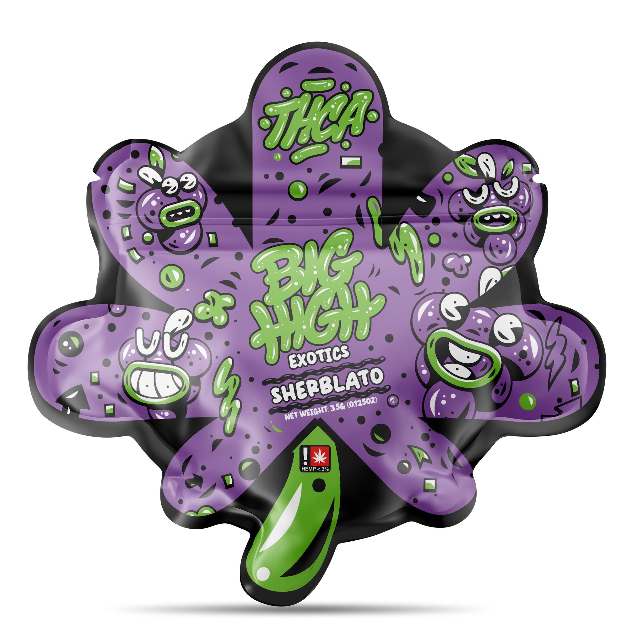 Big High Sherblato THC-A Flower - 3.5g - Image 2
