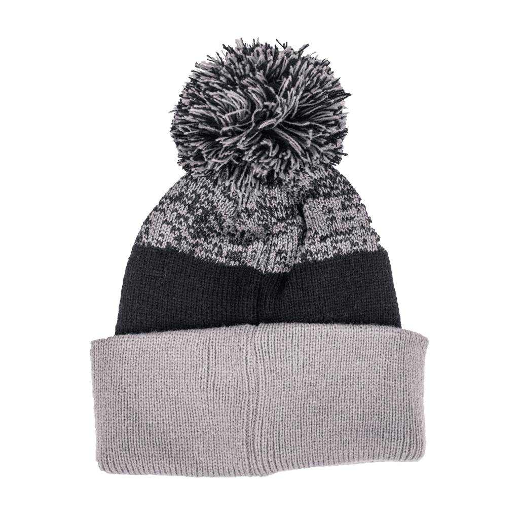 Black and Grey Highlife Leaf Beanie - Image 3