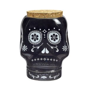 Black Skull Stash Jar - 4in