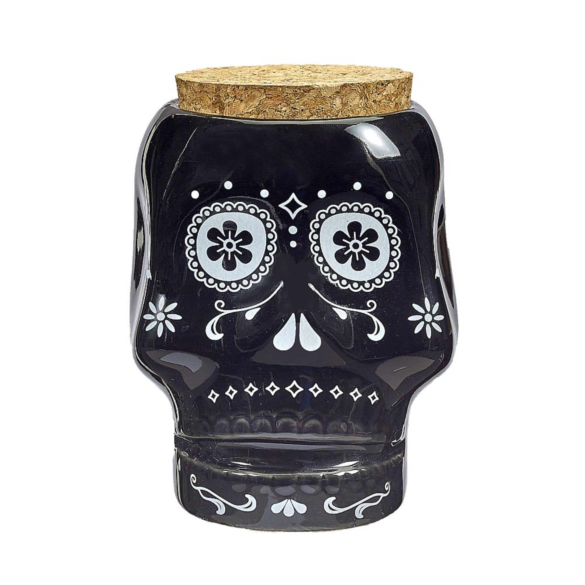 Black Skull Stash Jar - 4in