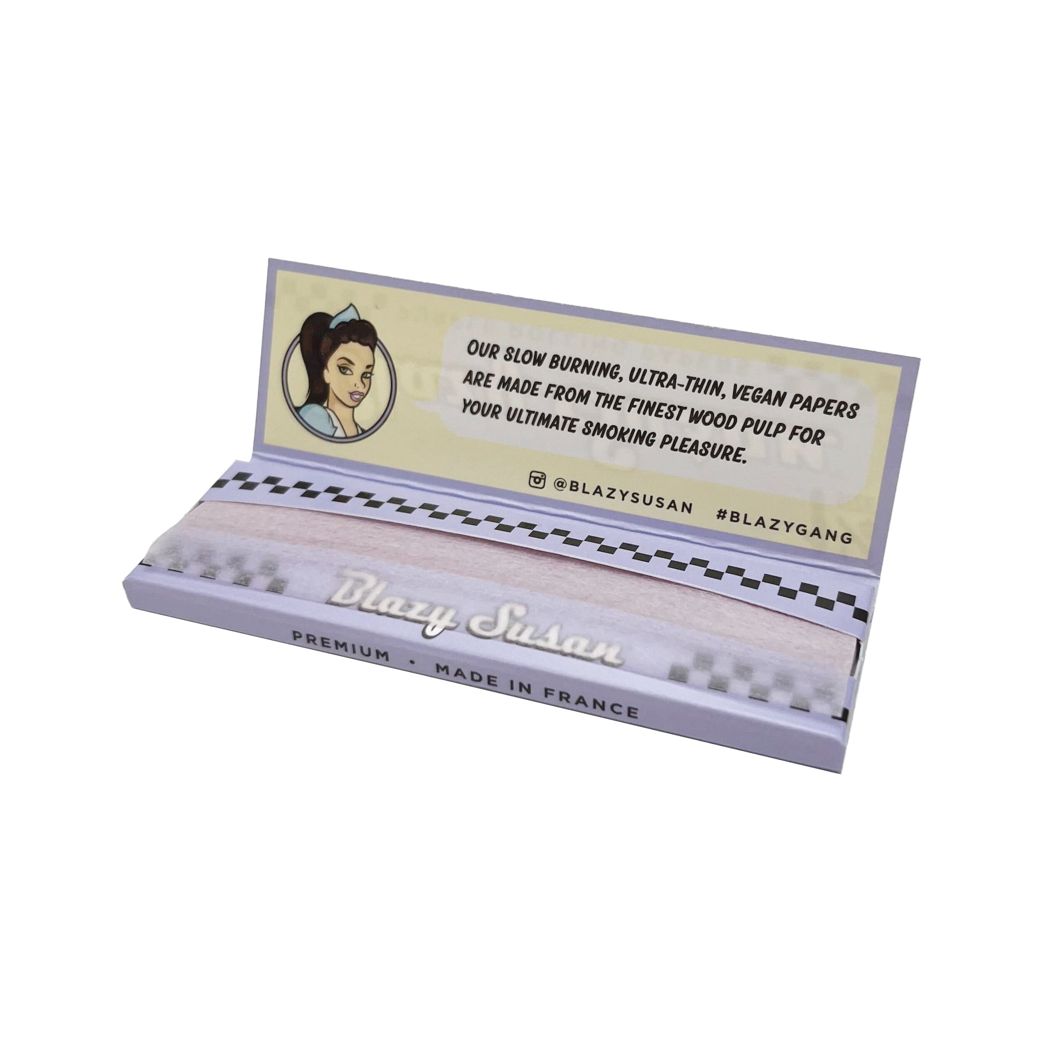 Blazy Susan Purple Rolling Papers - 2 Pack - Image 3