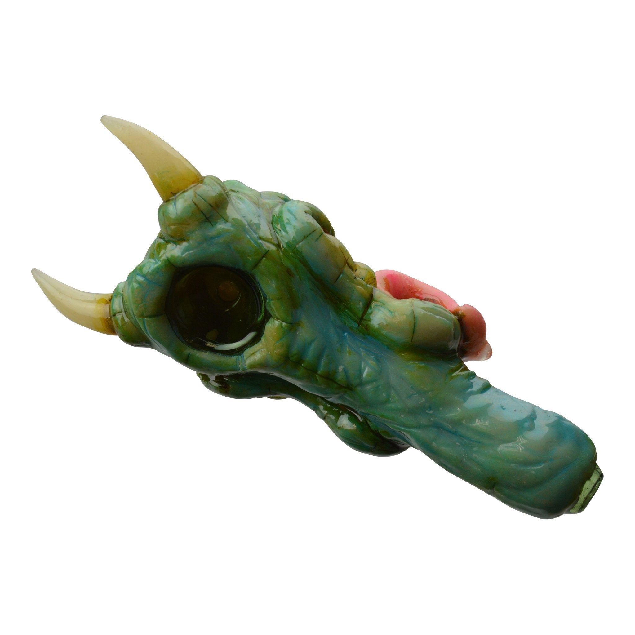 Blue Demon Spoon Pipe - 4in - Image 2