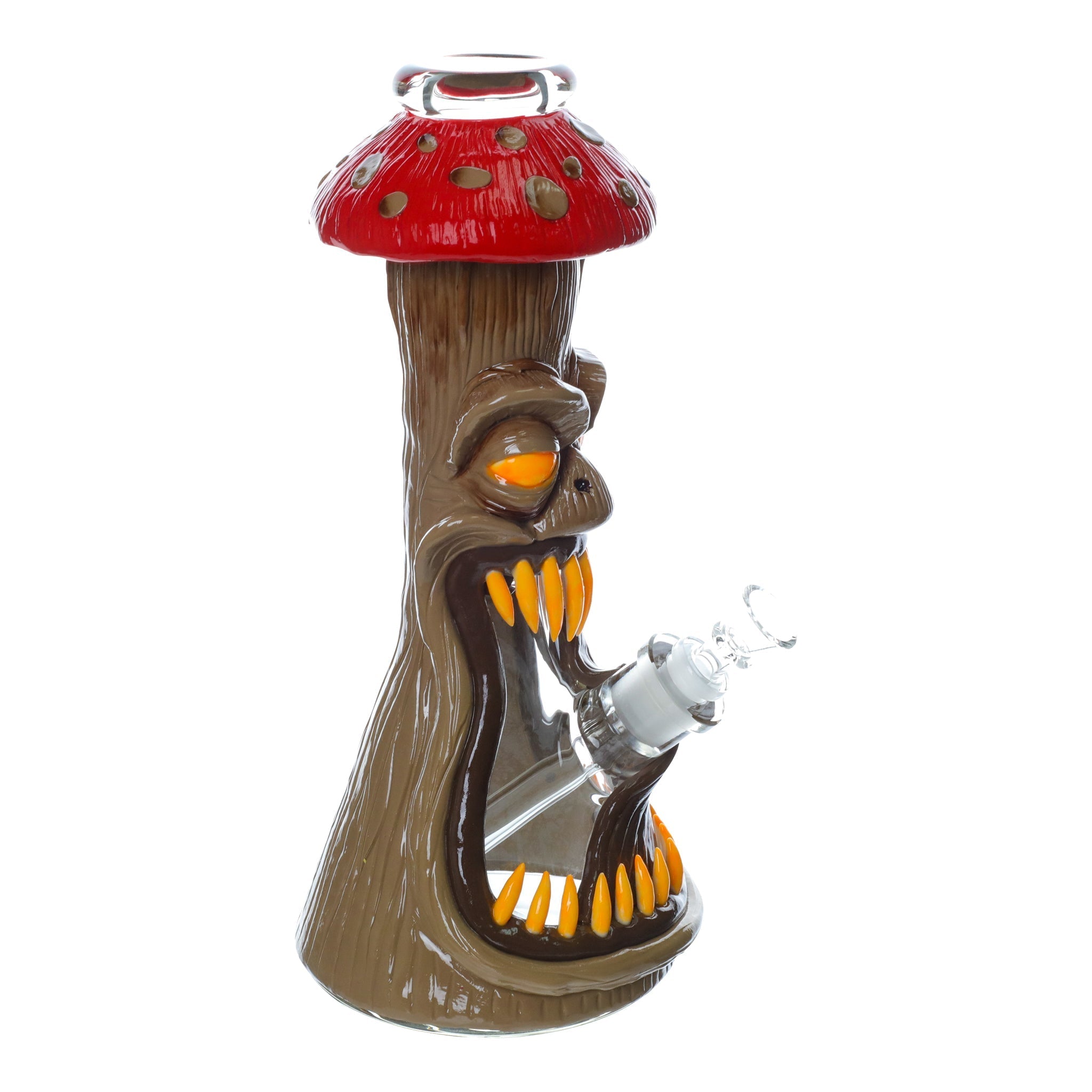 Brown Shroom Monster Bong - 13in - Image 4