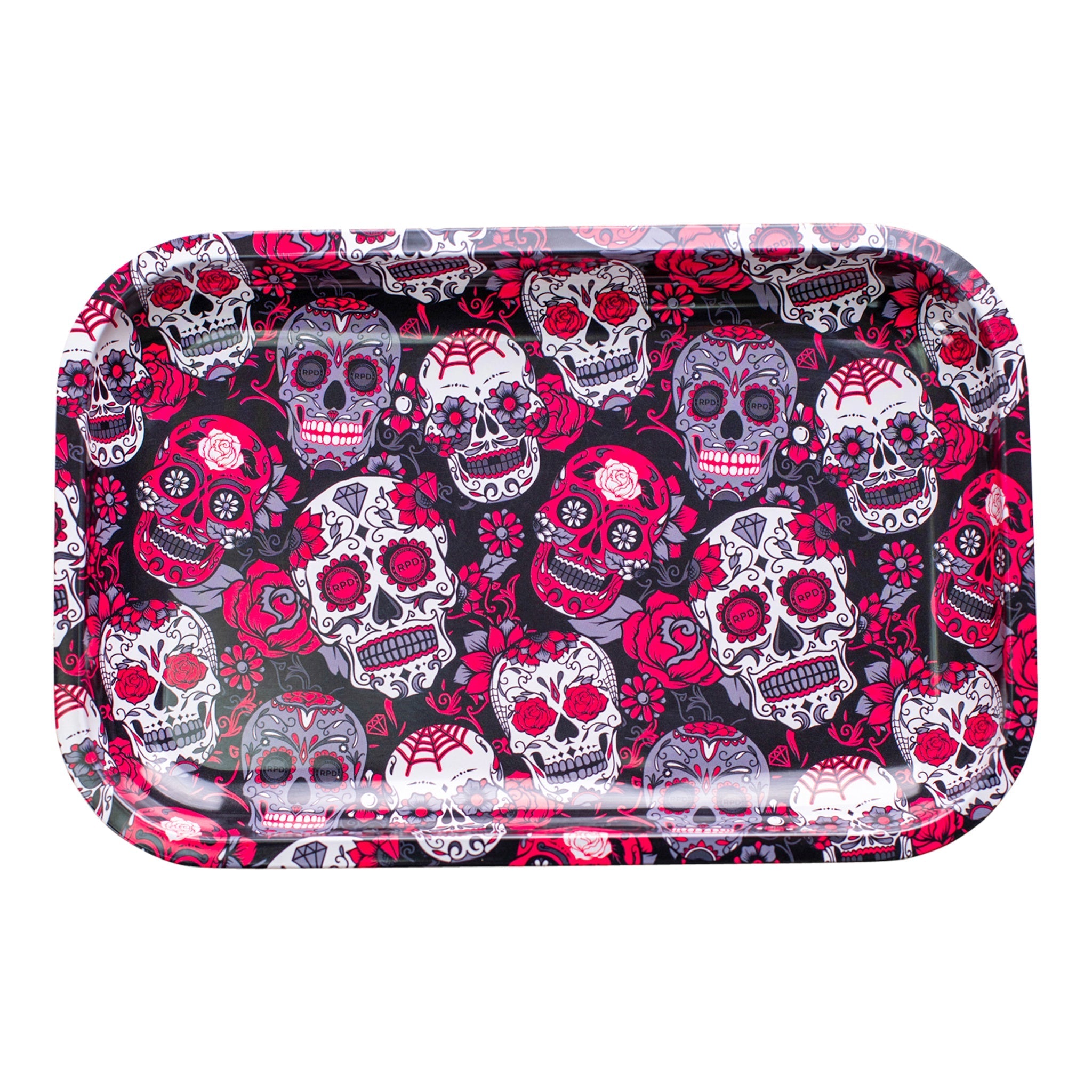 Calaveras Metal Rolling Tray - 11in