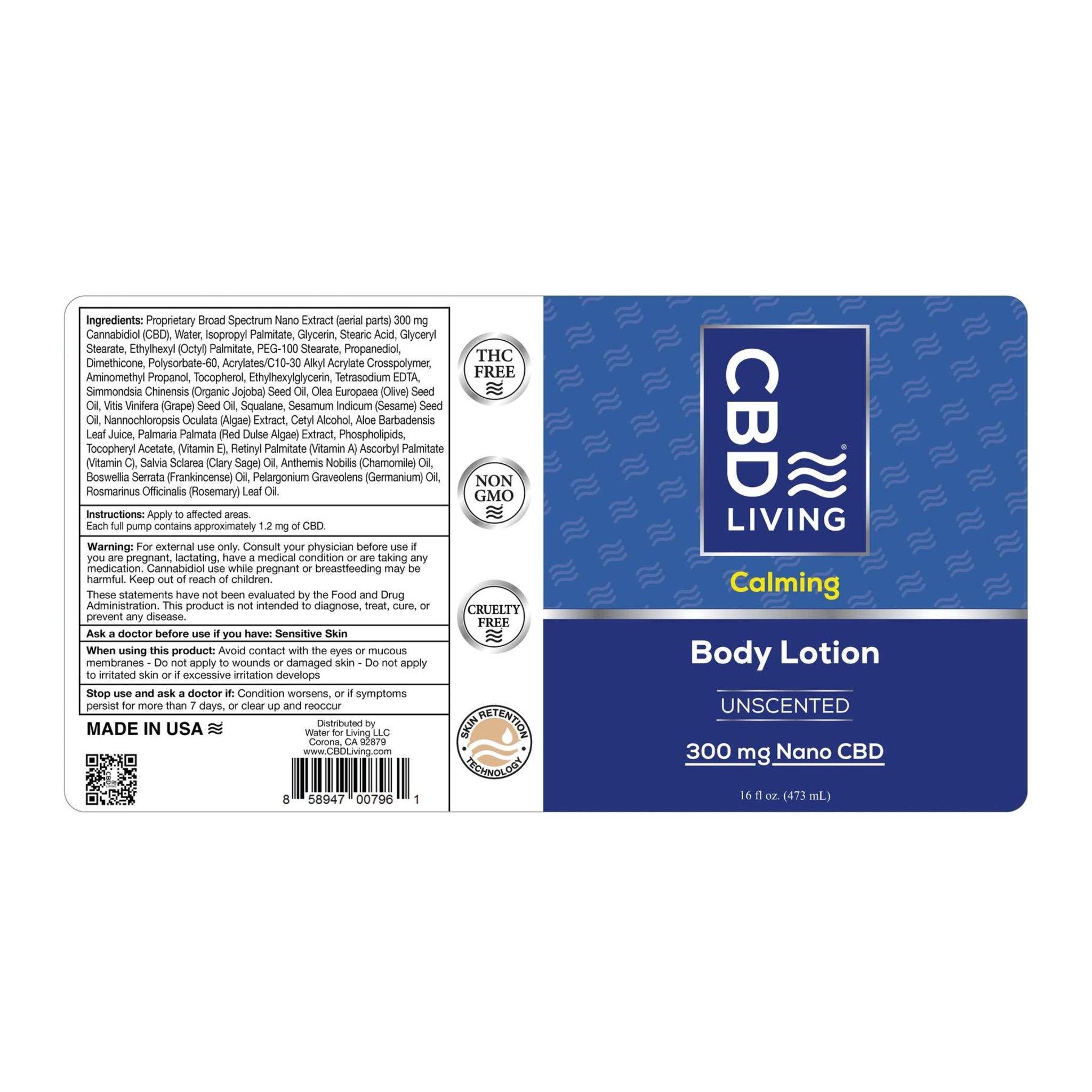 CBD Living Body Lotion - 300mg - Image 4