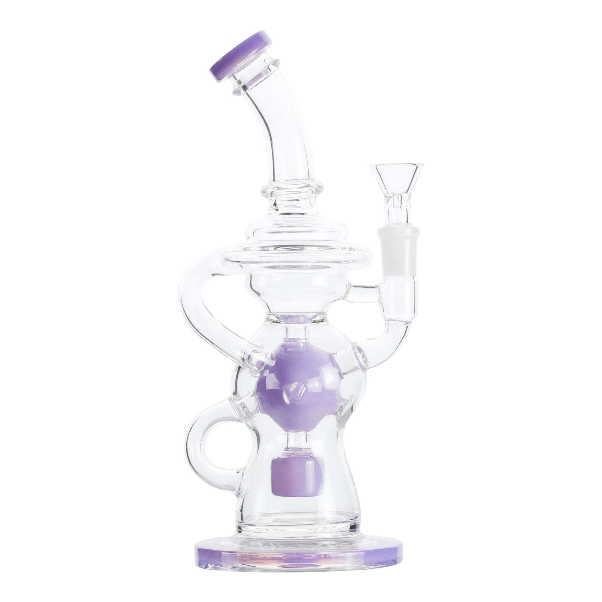 Centrifugal Recycler Percolator Bong - 10in