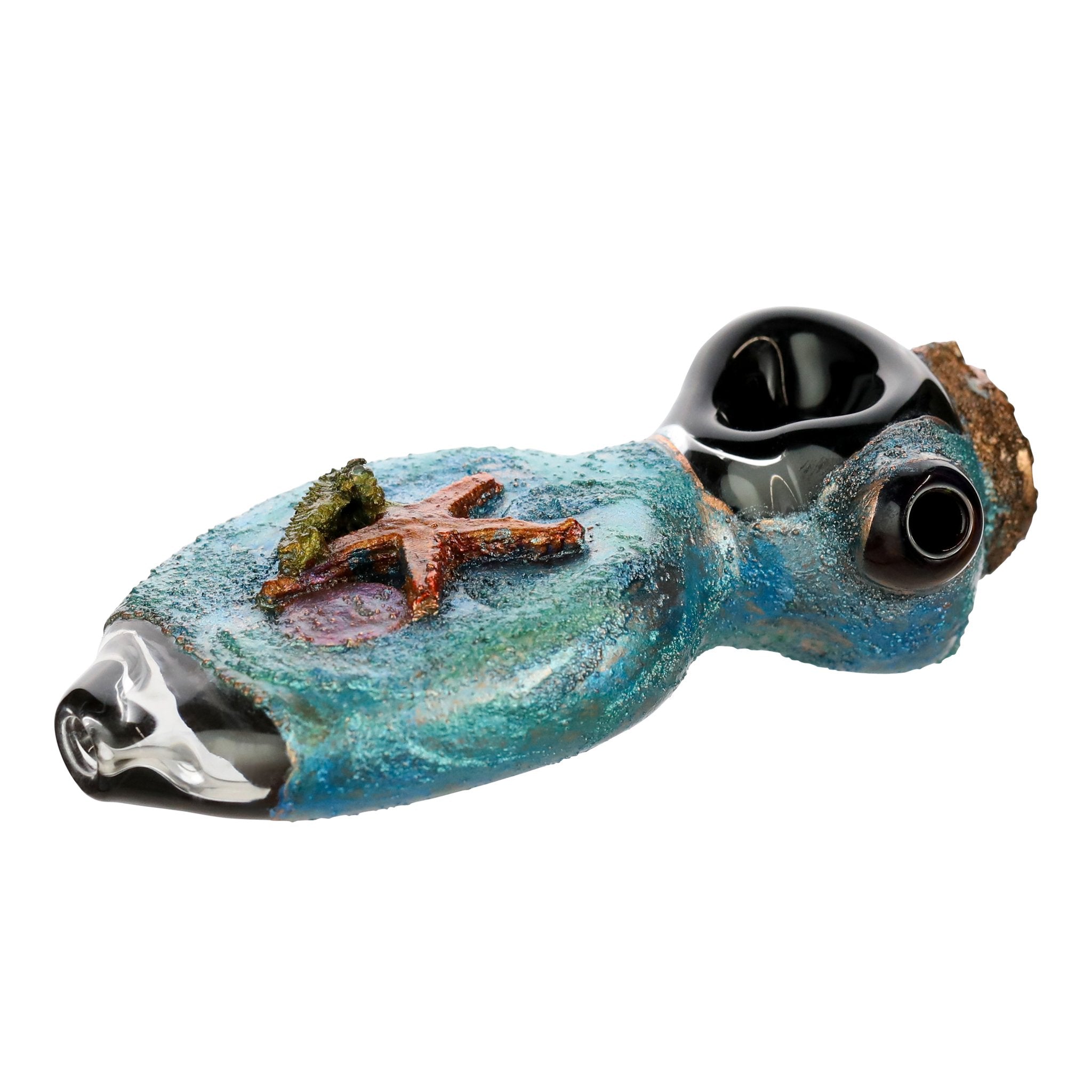 Cherry Glass Sealife Spoon - 5in - Image 2