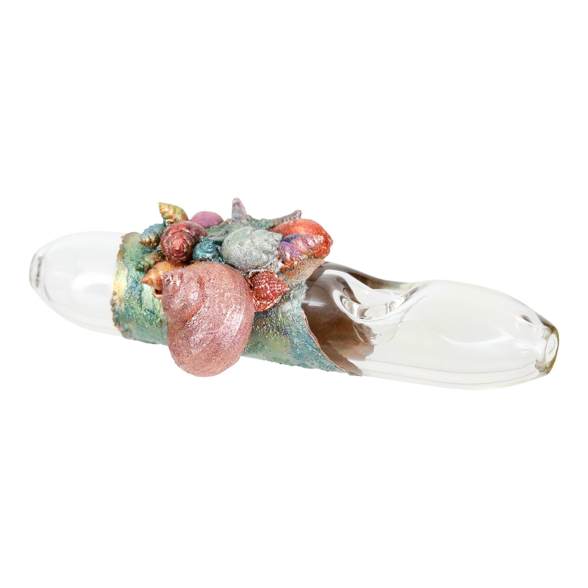 Cherry Glass Sealife Steamroller - 6.5in - Image 3