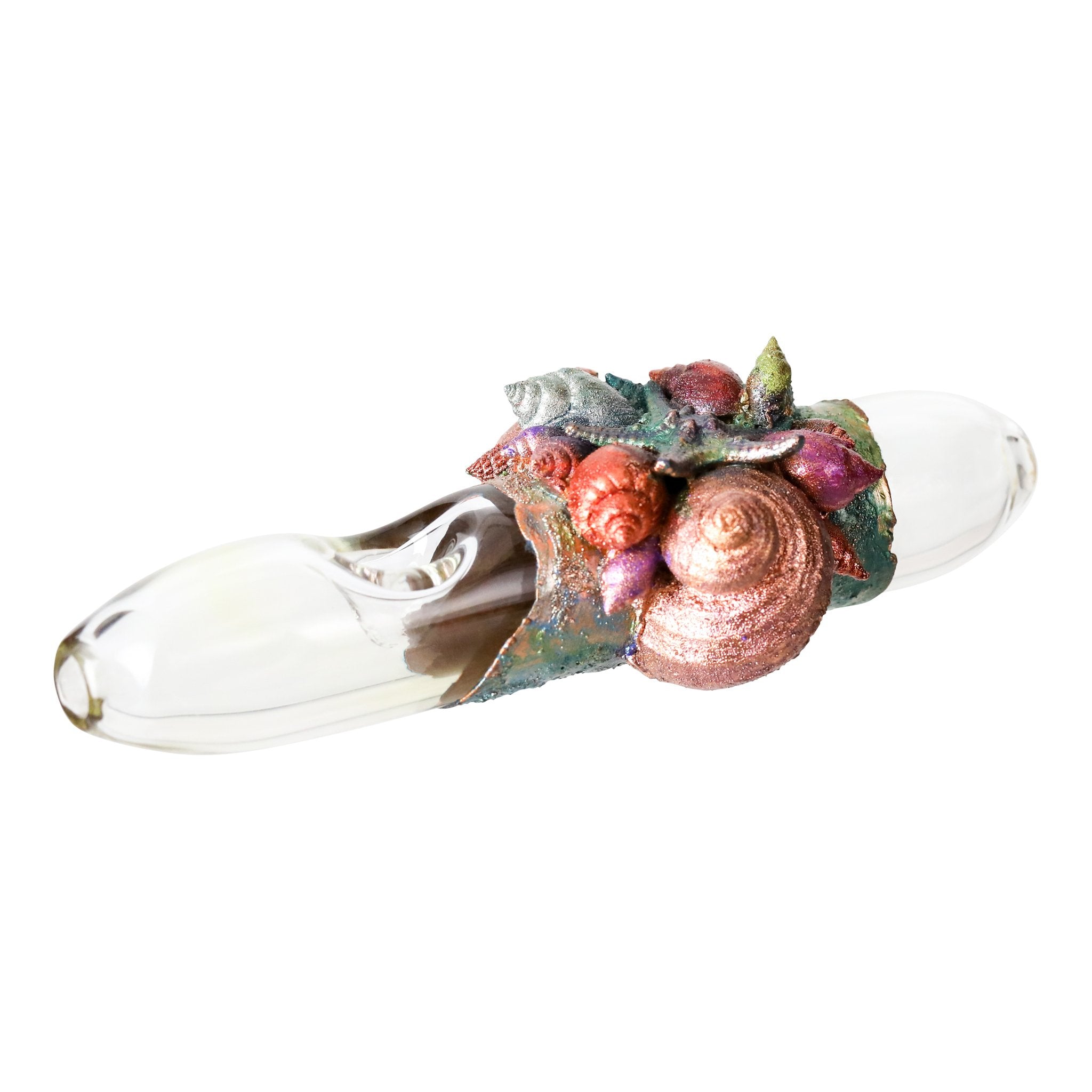 Cherry Glass Sealife Steamroller - 6.5in - Image 4
