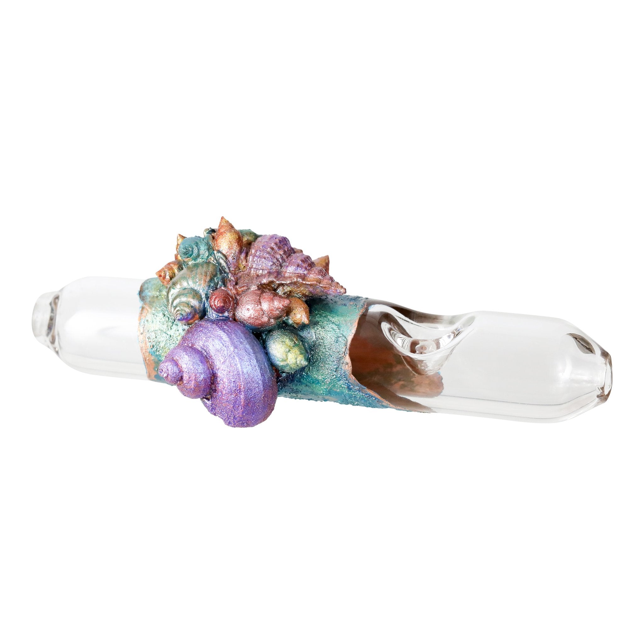 Cherry Glass Sealife Steamroller - 6.5in - Image 2