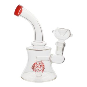 Chevron Scrawl Mini Bong - 6 inches water bong