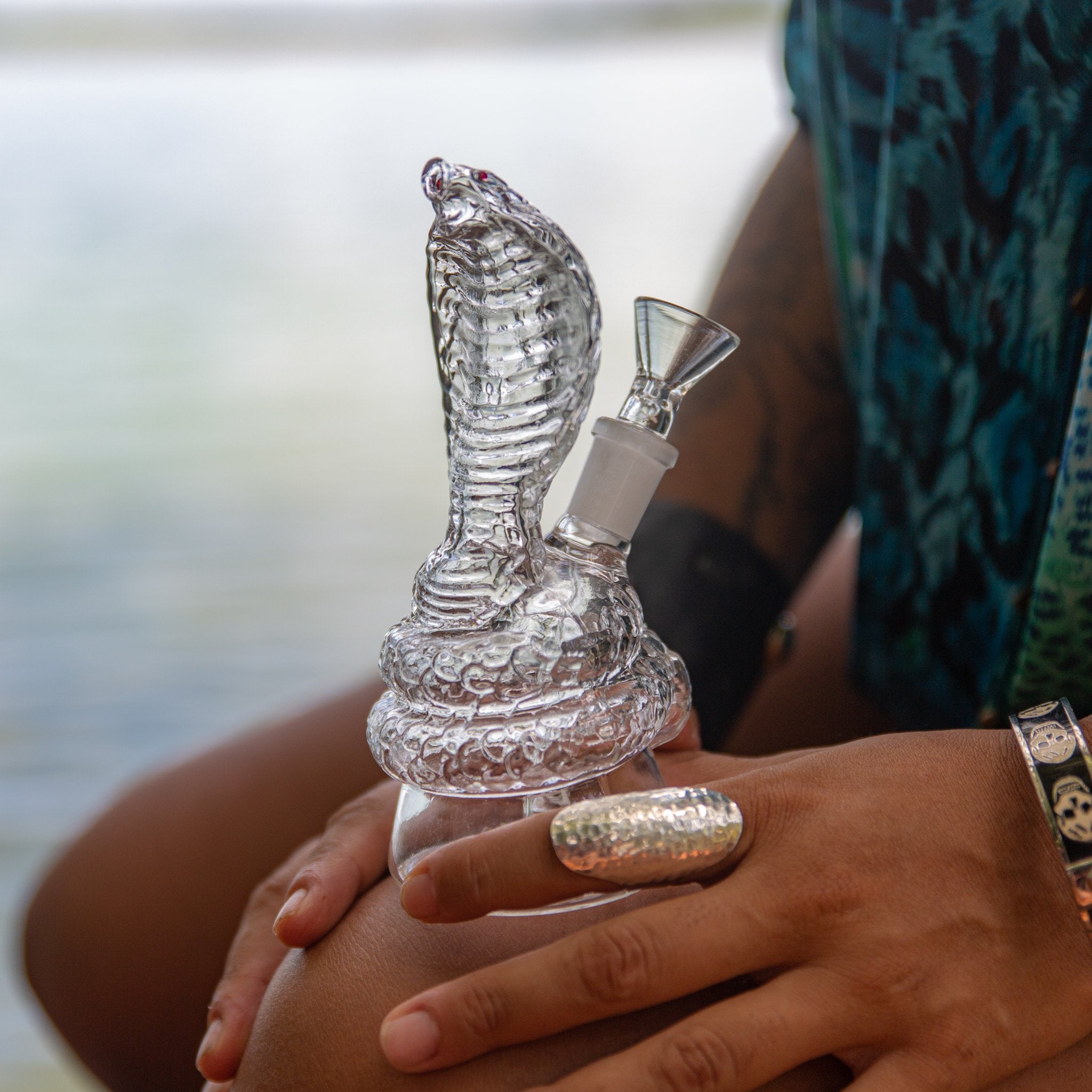 Cobra Snake Bong - 6.5in - Image 9