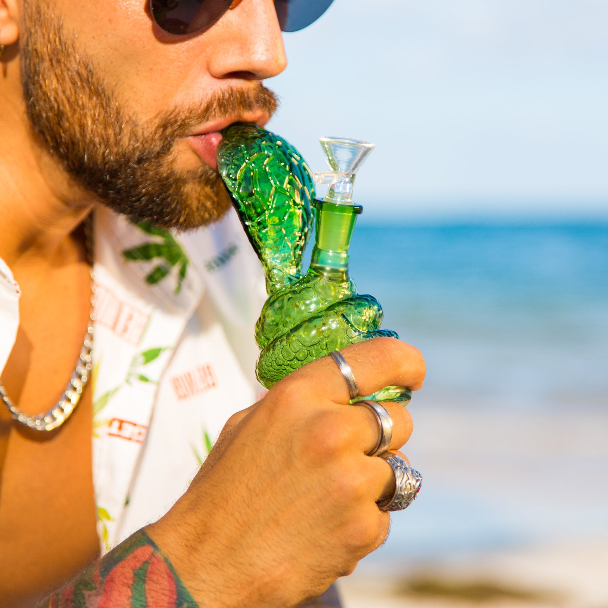Cobra Snake Bong - 6.5in - Image 4