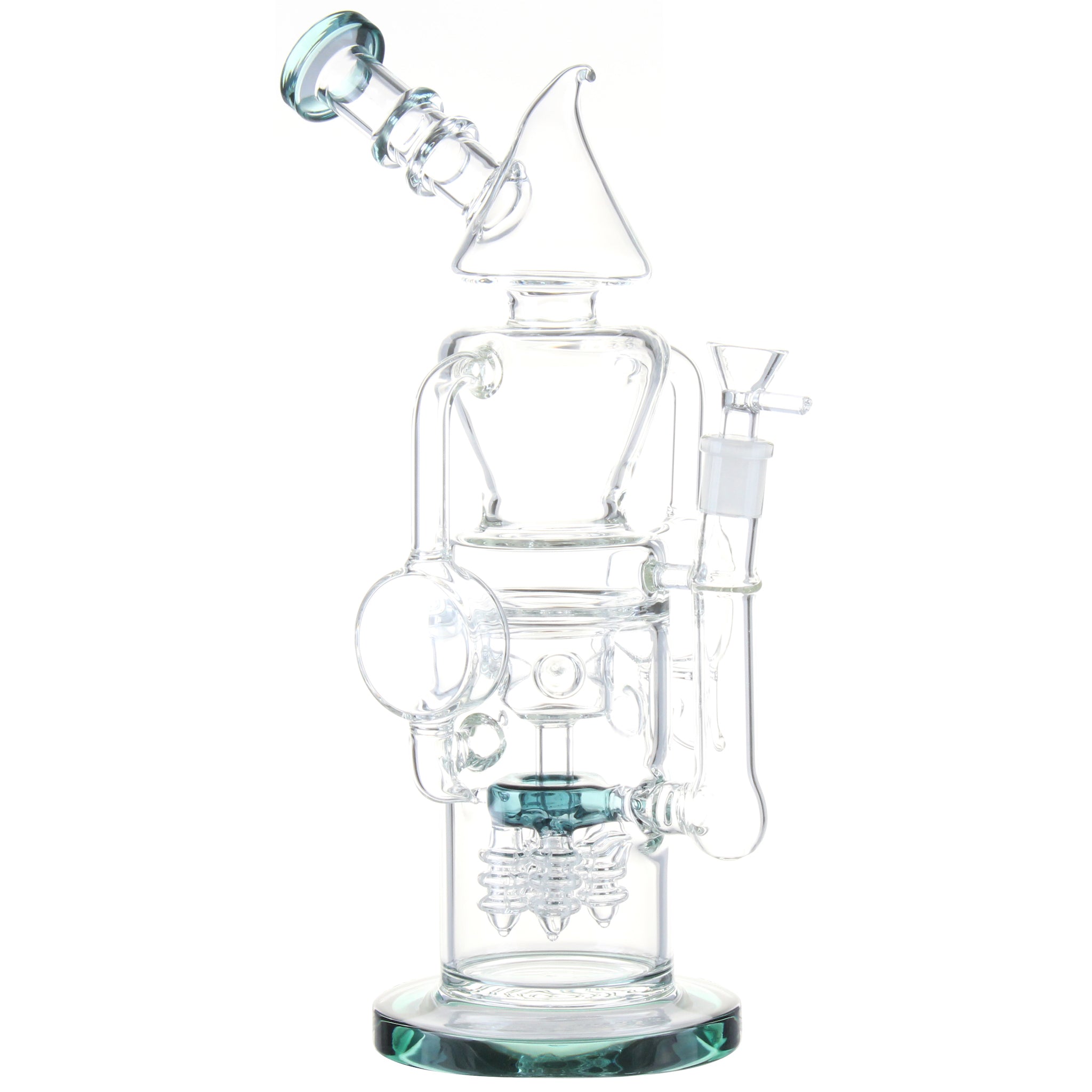 Coiled Experiment Perc Bong - 16in