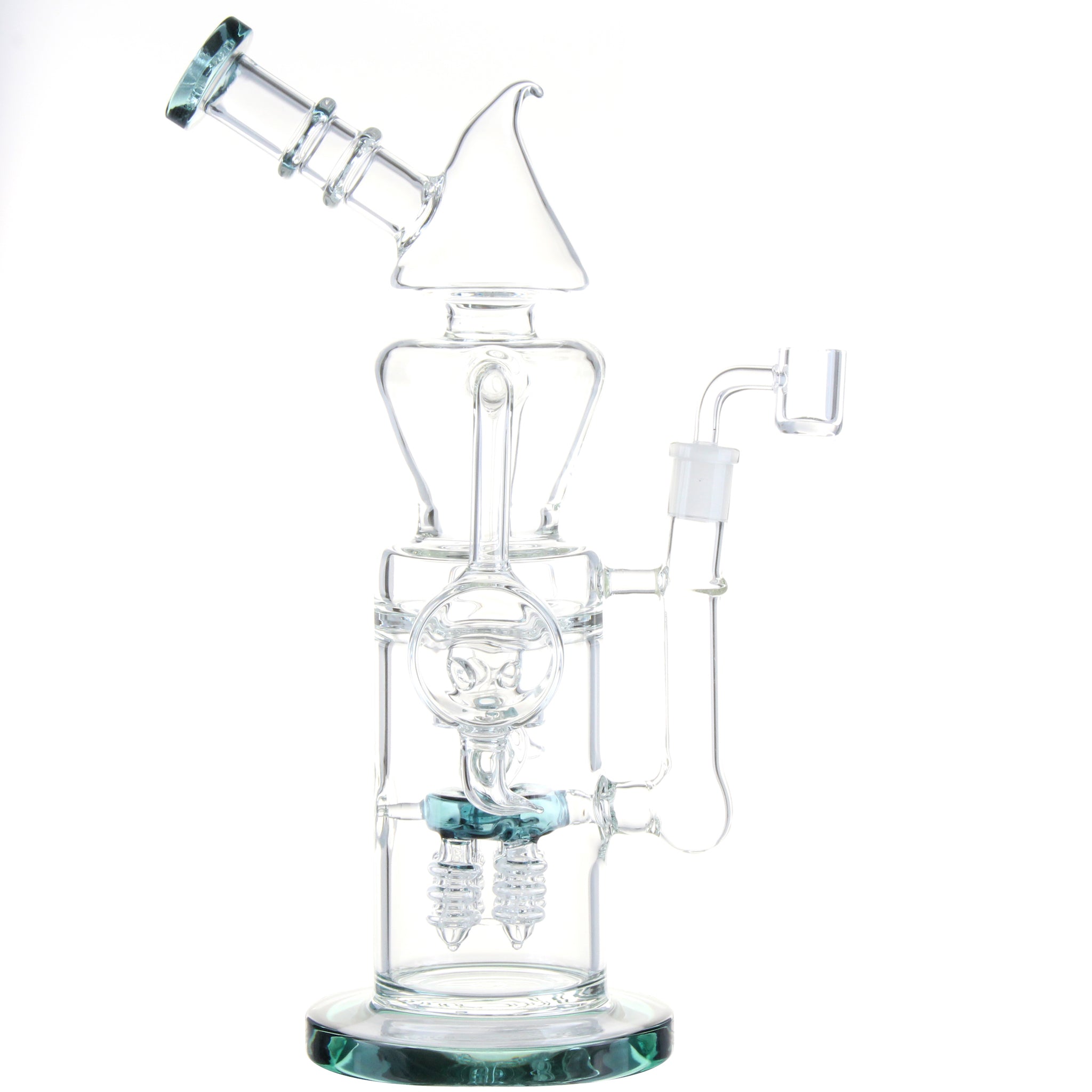 Coiled Experiment Perc Bong - 16in - Image 3