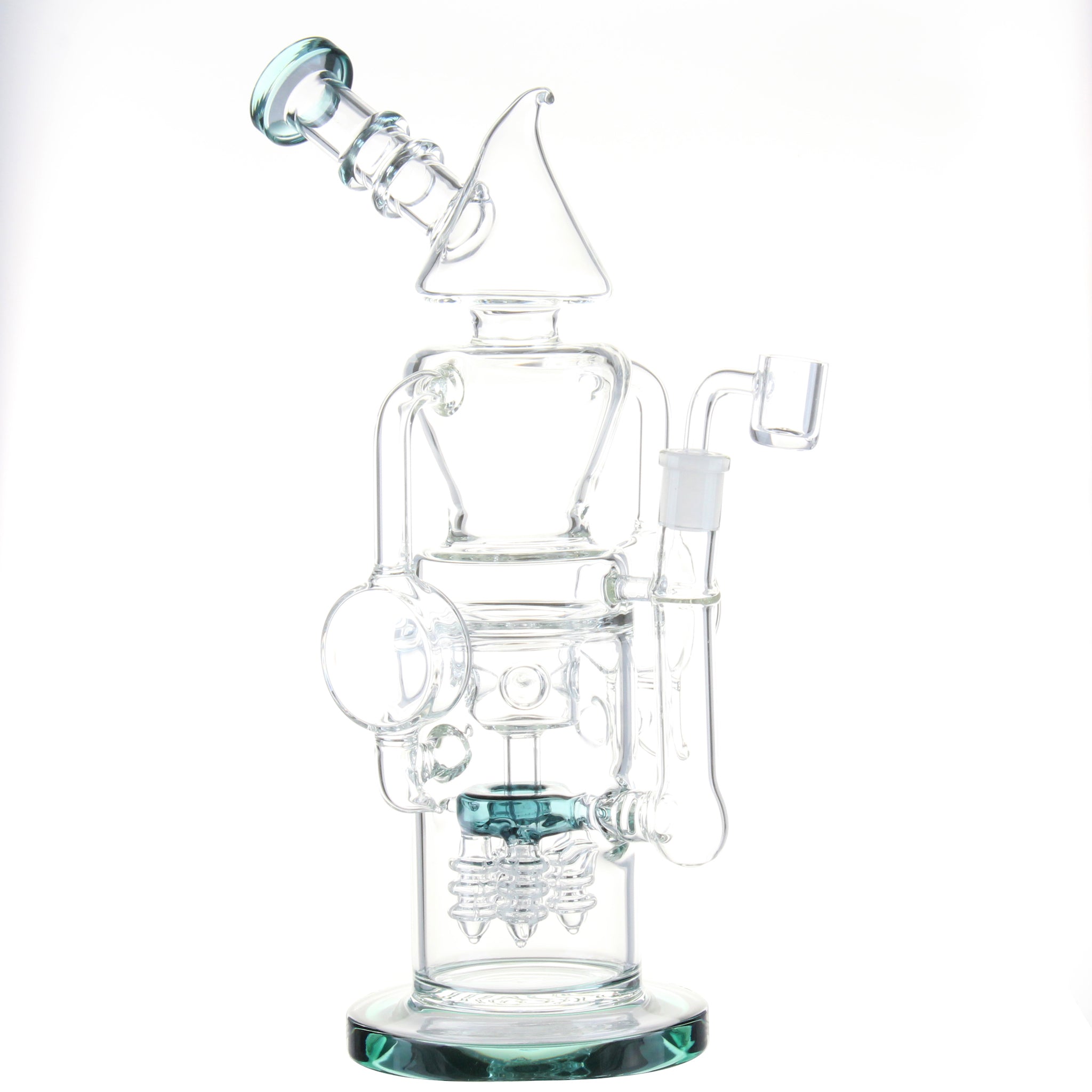 Coiled Experiment Perc Bong - 16in - Image 4