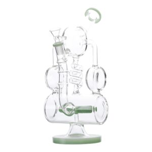 Coiled Inline Percolator Bong - 13in