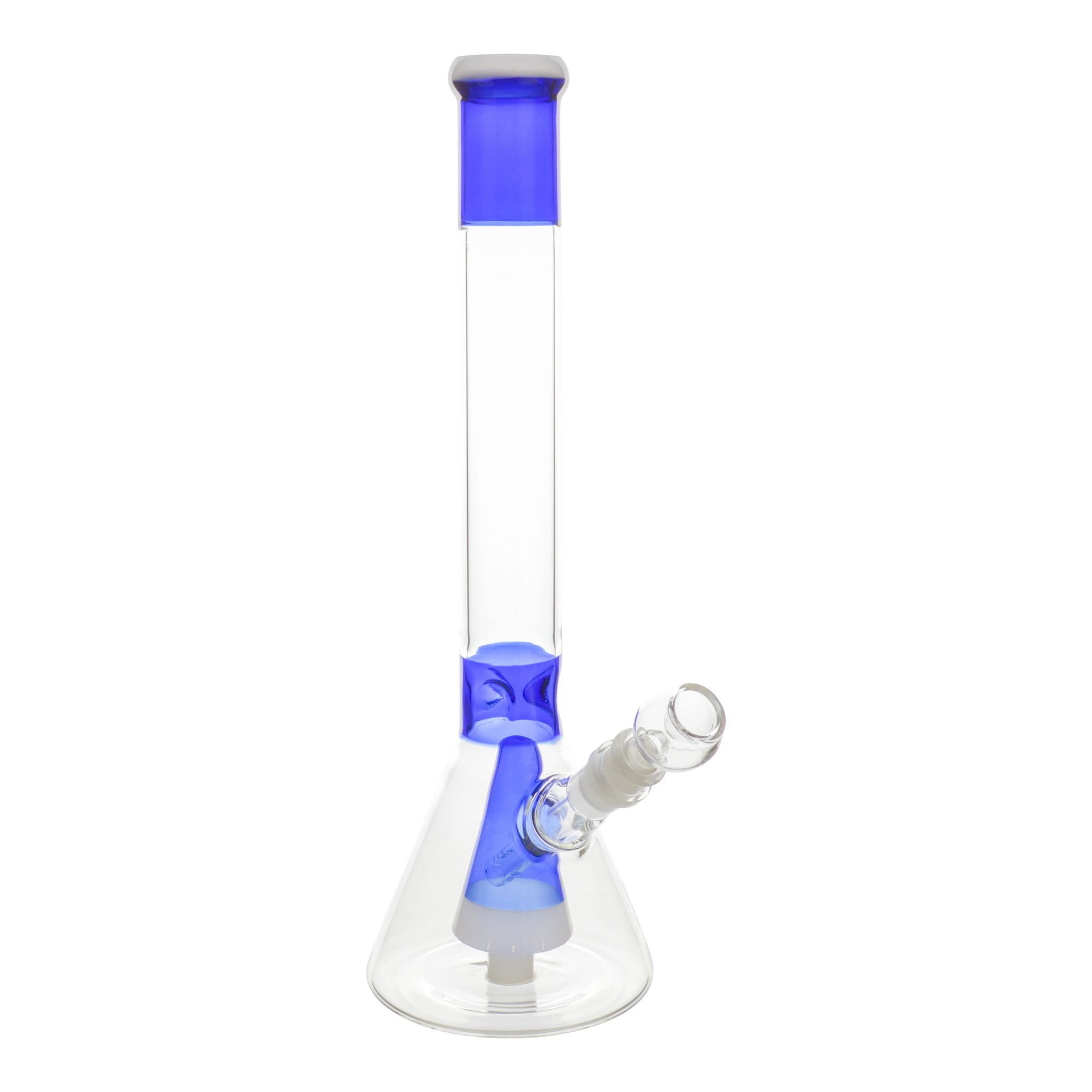 Collared Cap Beaker Bong - 14in - Image 2
