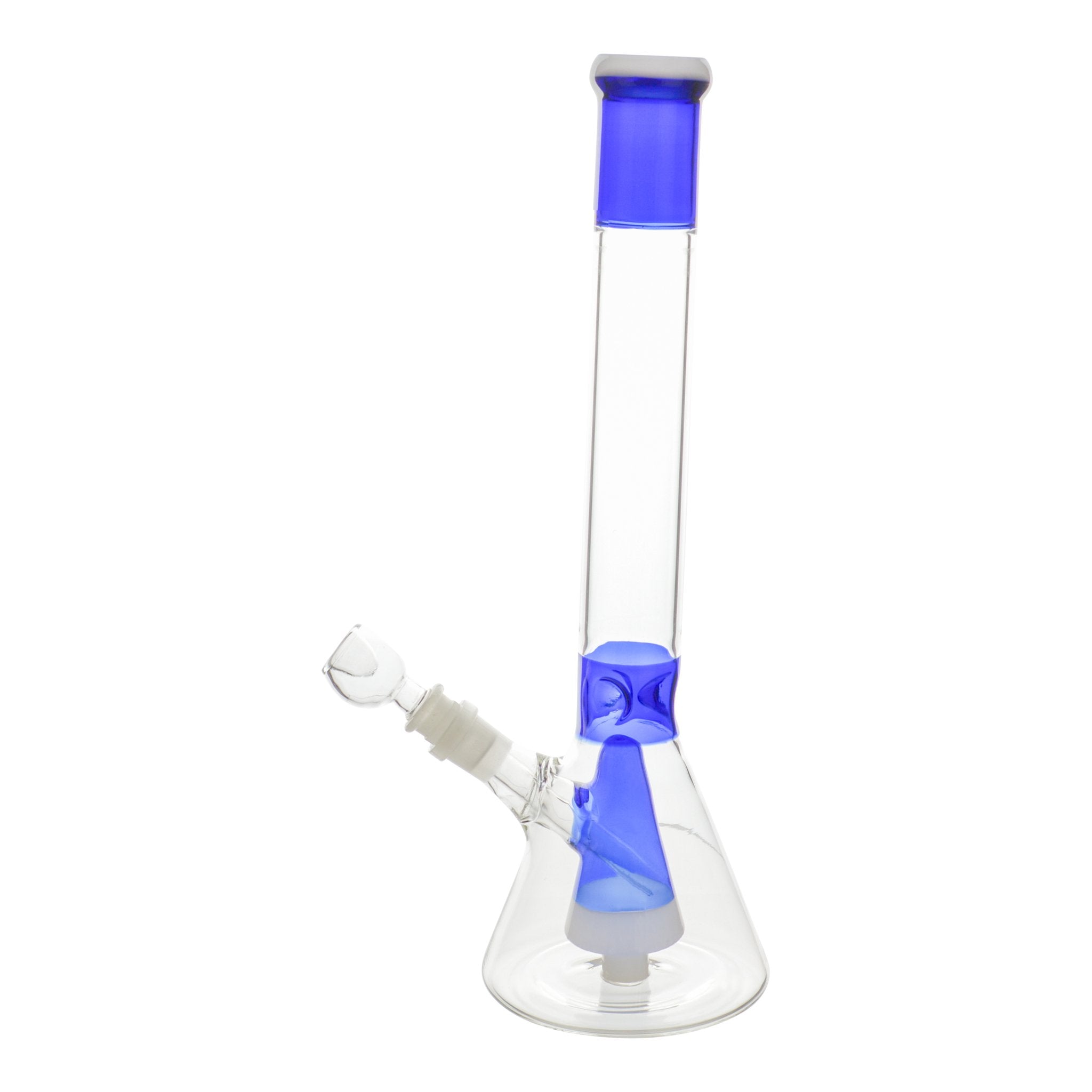 Collared Cap Beaker Bong - 14in - Image 3