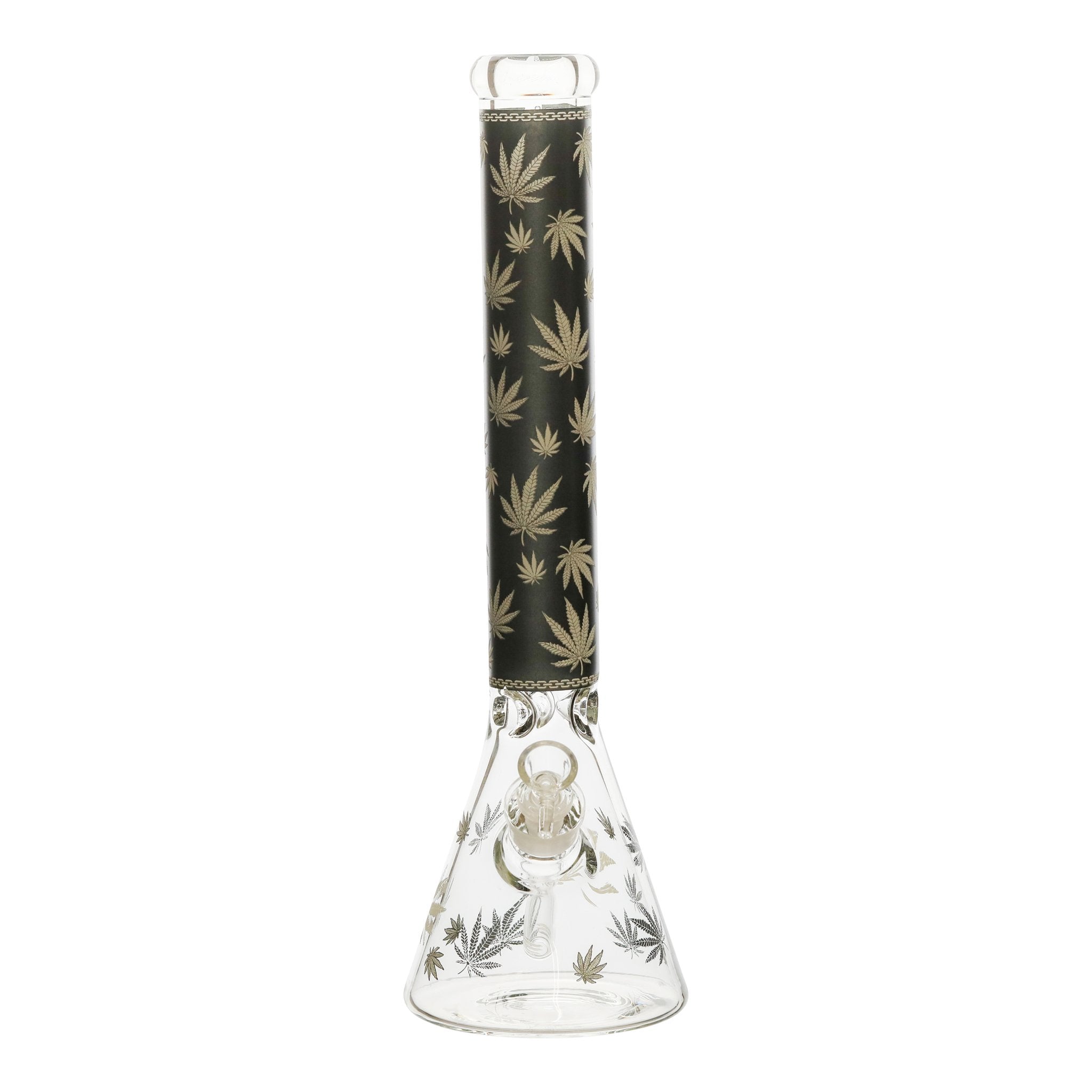 Collared Leaf Beaker Bong - 18in - Image 5