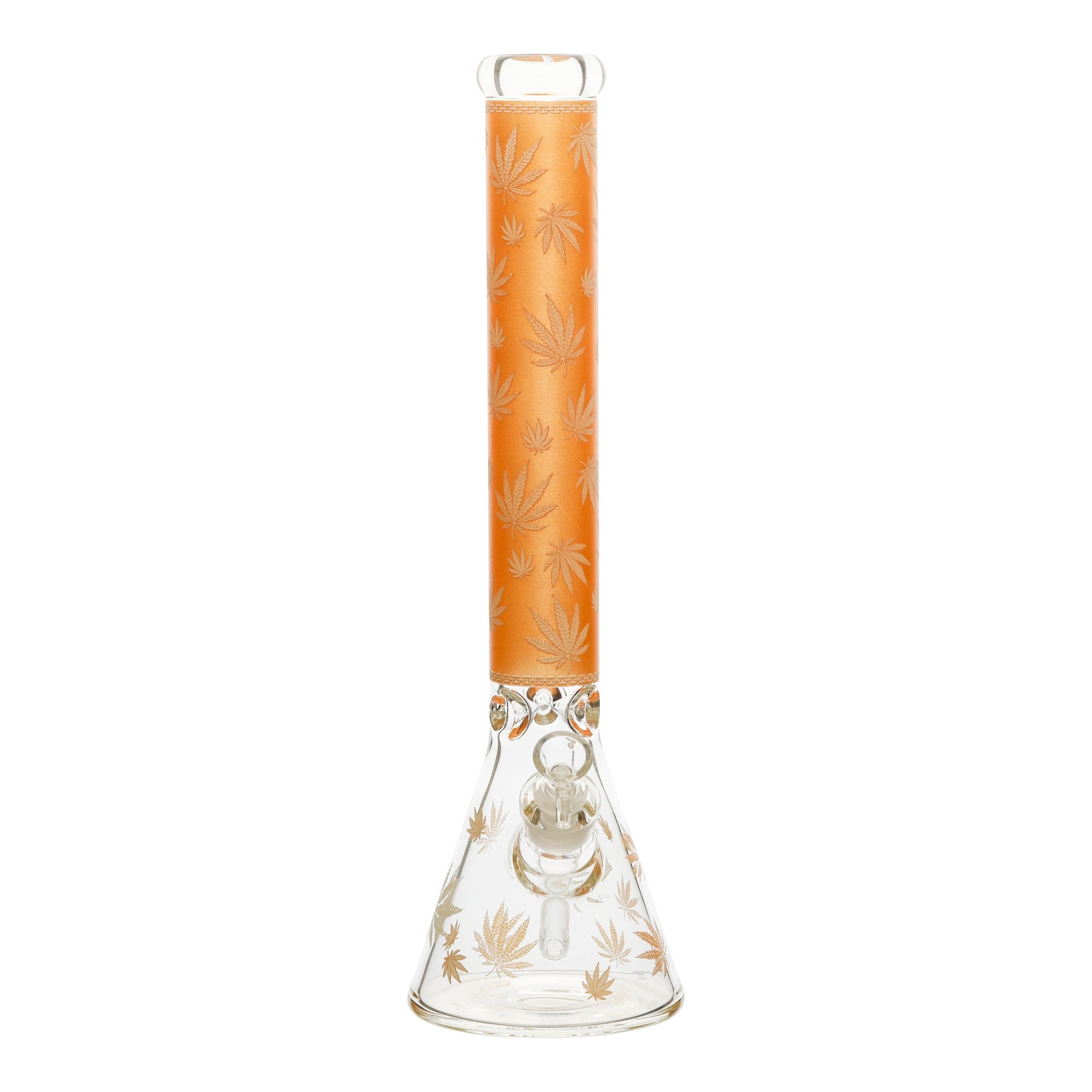 Collared Leaf Beaker Bong - 18in - Image 6