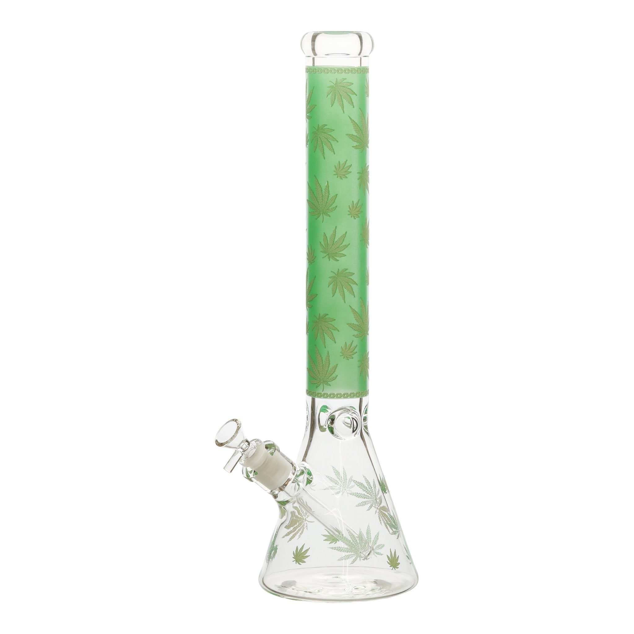 Collared Leaf Beaker Bong - 18in - Image 3
