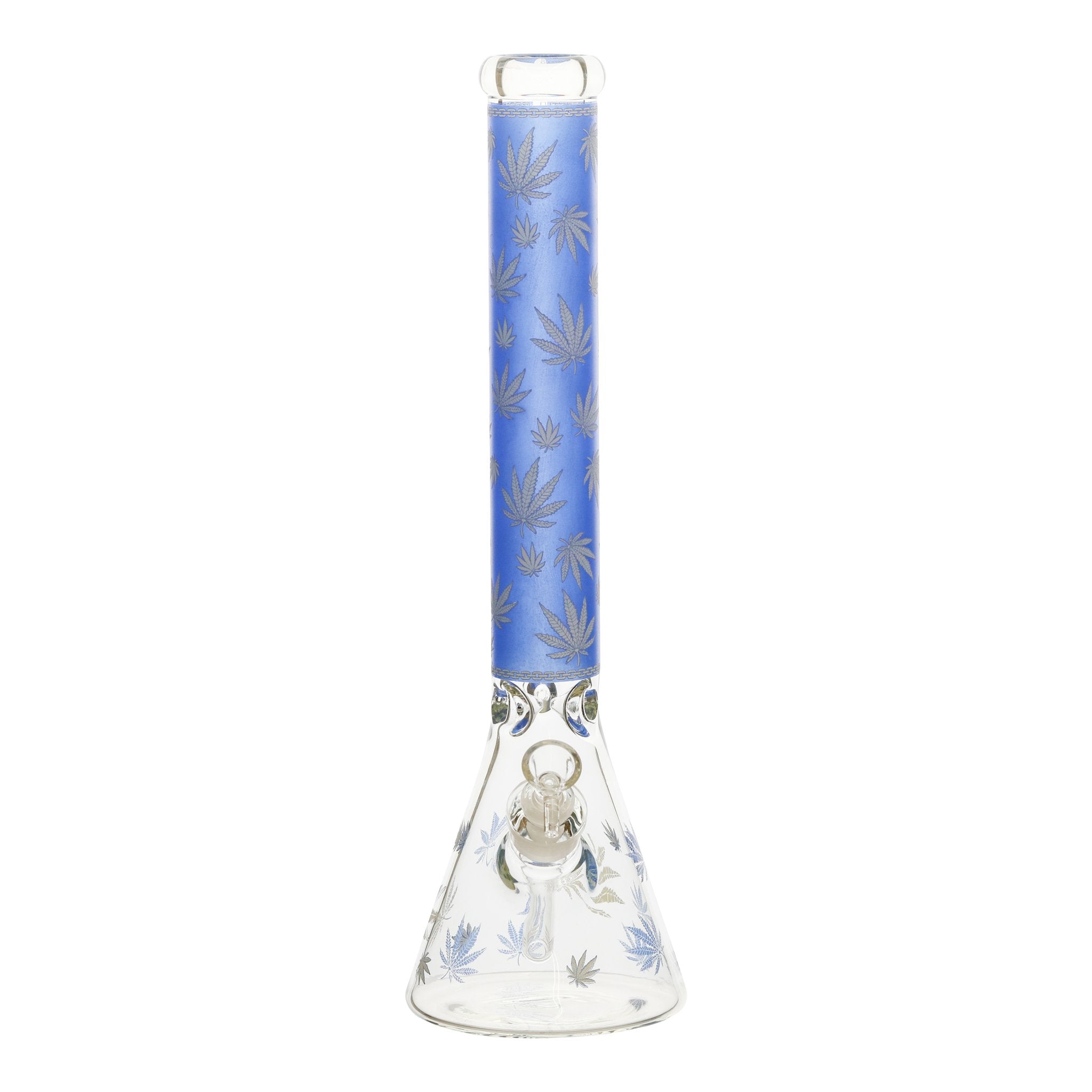 Collared Leaf Beaker Bong - 18in - Image 4