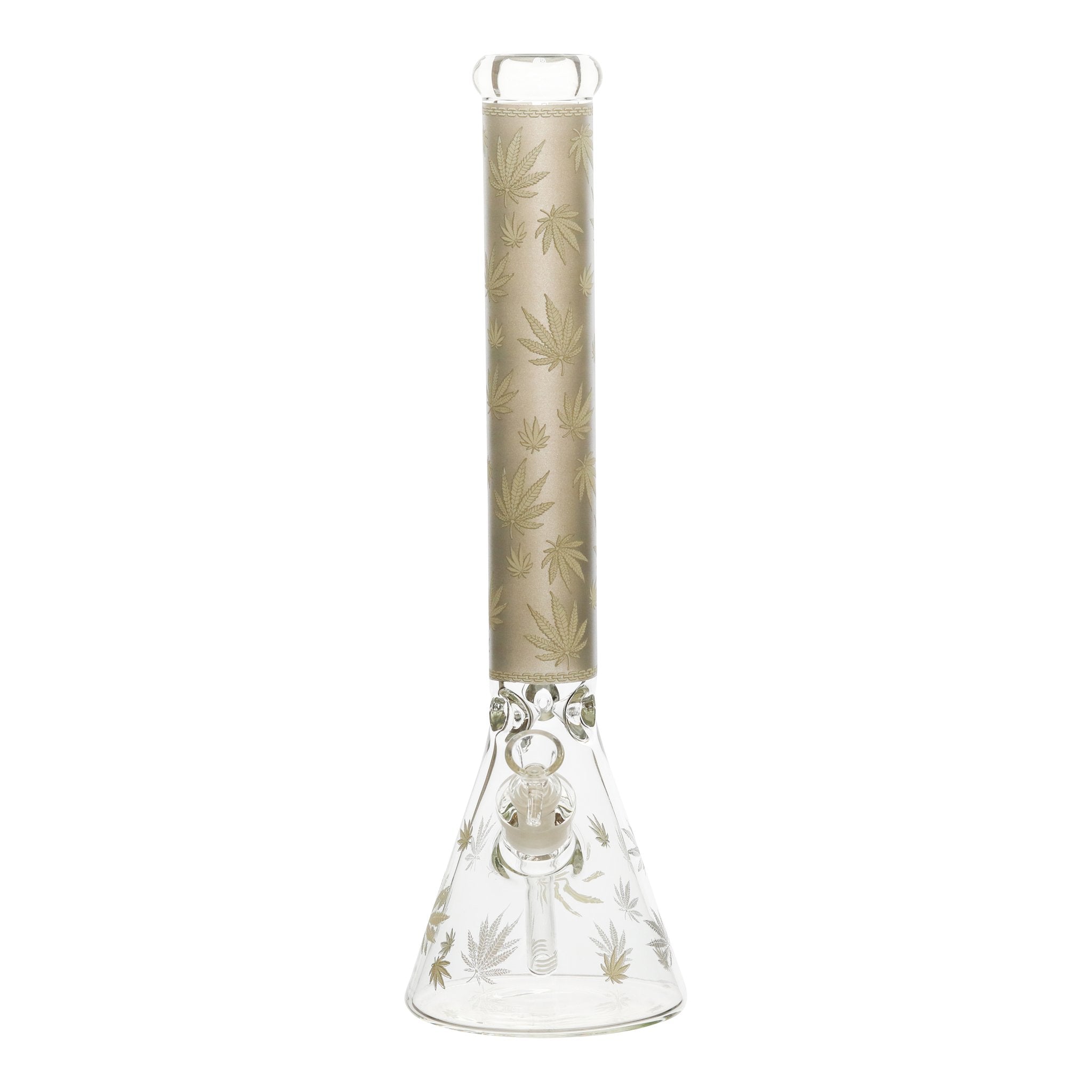 Collared Leaf Beaker Bong - 18in - Image 7
